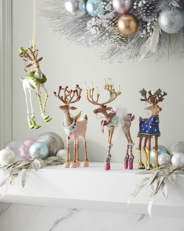 Whimsical Patience Brewster Reindeer Holiday Decor