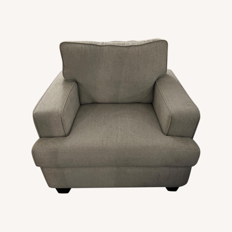 Contemporary Gray Porch & Den Armchair