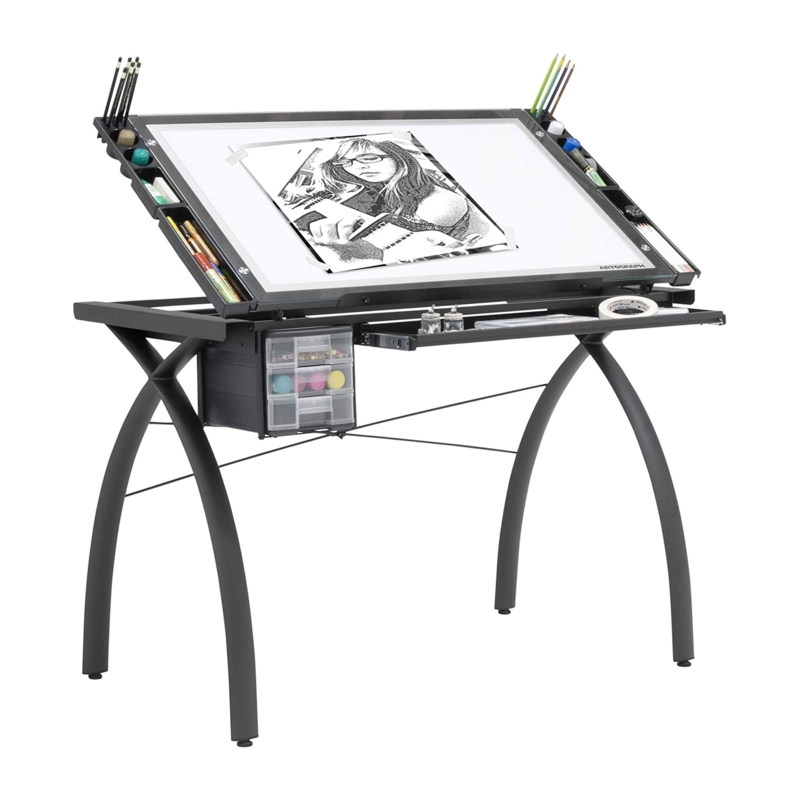 Modern Artograph Futura Light Table with LED Drawing Desk