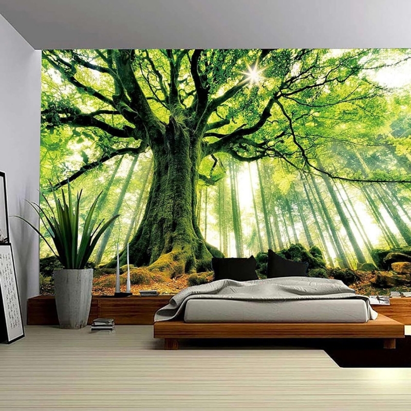 Large Nature Tree Tapestry Wall Decor