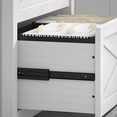 Modern Farmhouse Style 2-Drawer Filing Cabinet