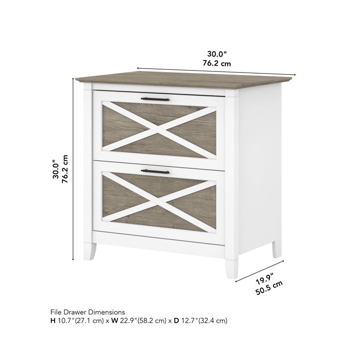Modern Farmhouse Two-Drawer File Cabinet