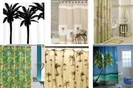 Palm Tropical Duschvorhang