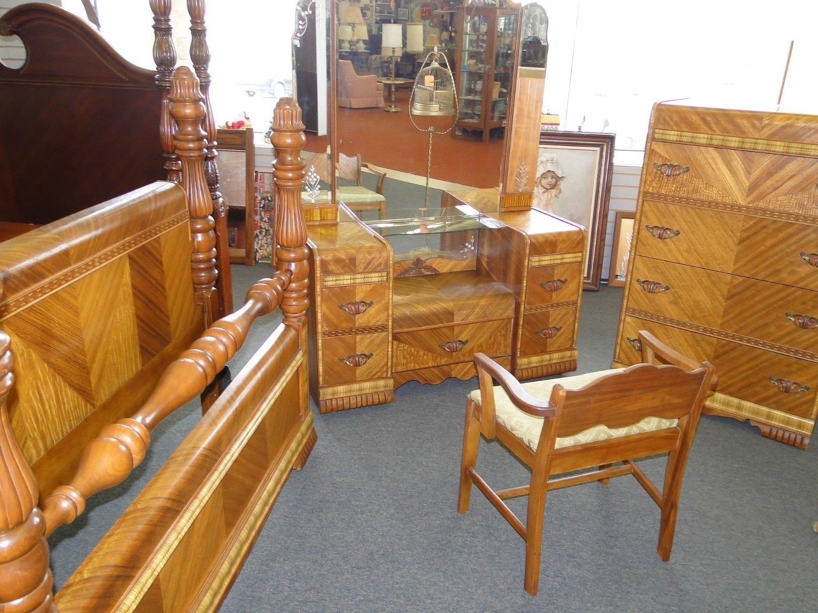 antique bedroom furniture 1940s