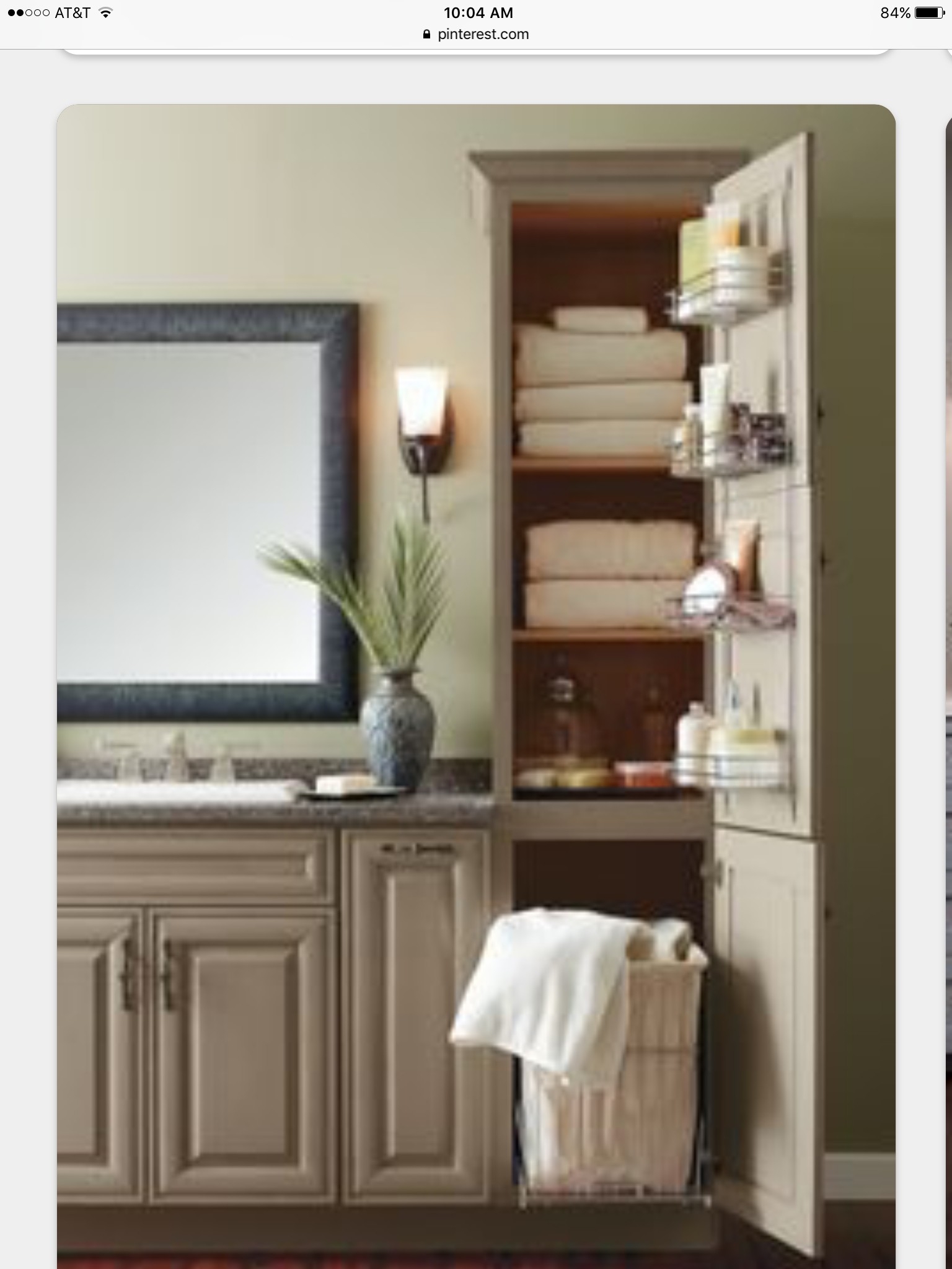 Bathroom linen deals cupboard