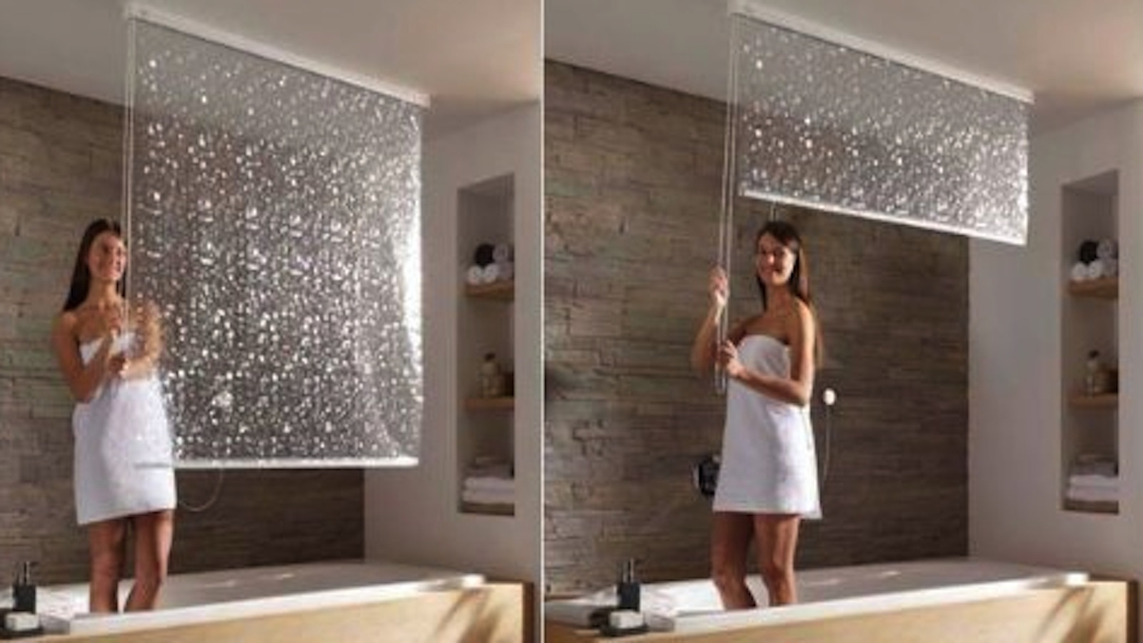 Bathroom Window Shower Curtains Ideas On Foter