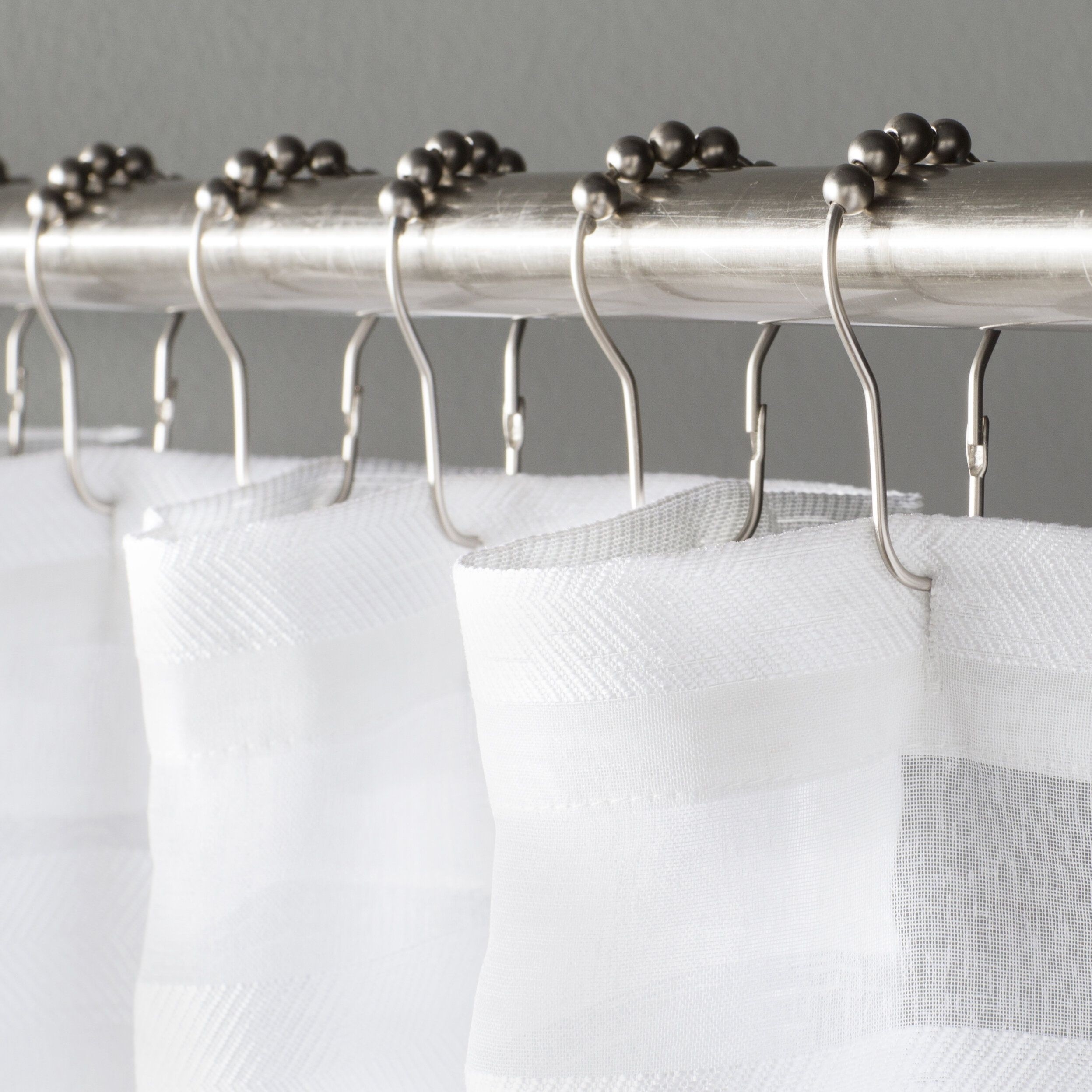 Titanker double shower curtain hooks are on sale at