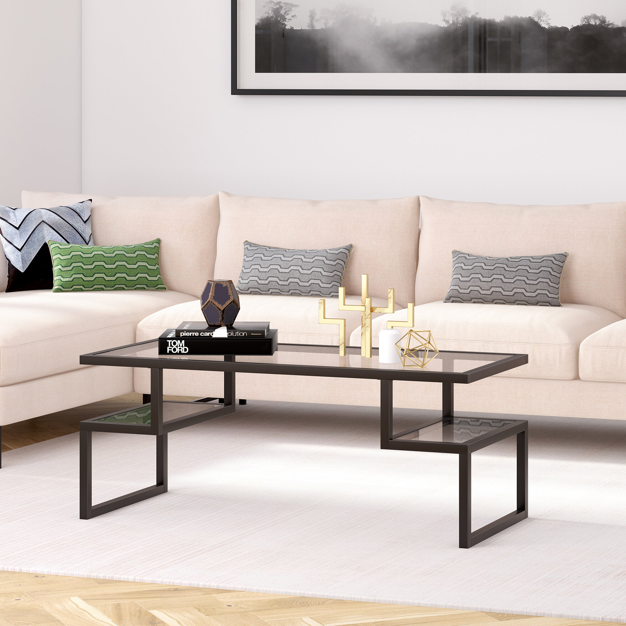 Featured image of post Contemporary Black Glass Coffee Table / The best way to tie your room together is with a stylish coffee table.