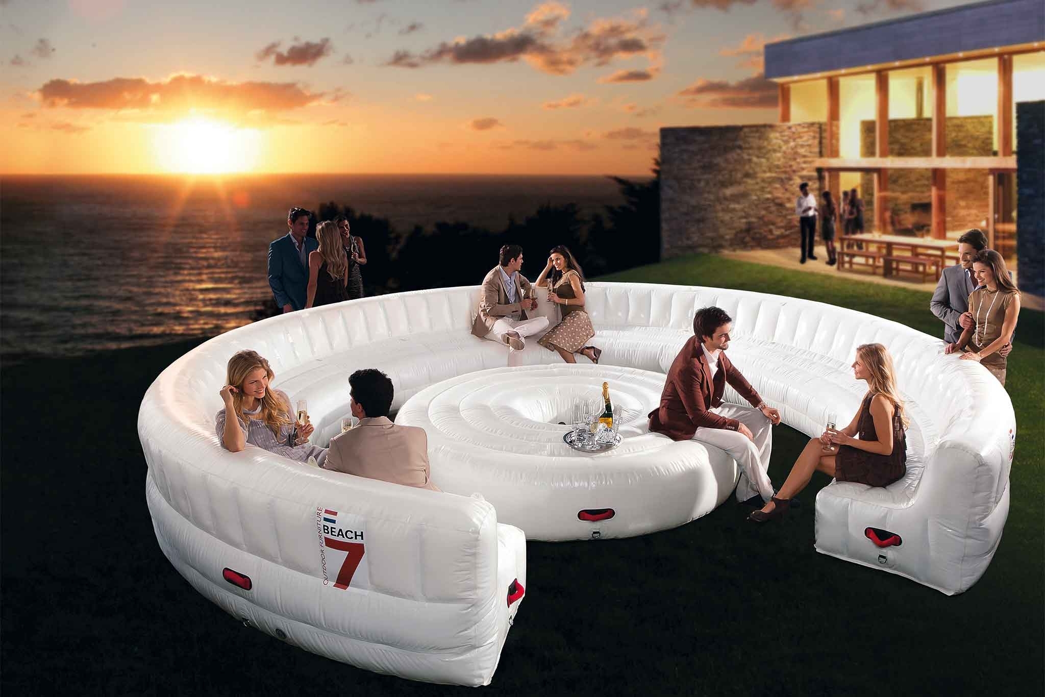 Neon discount inflatable couch