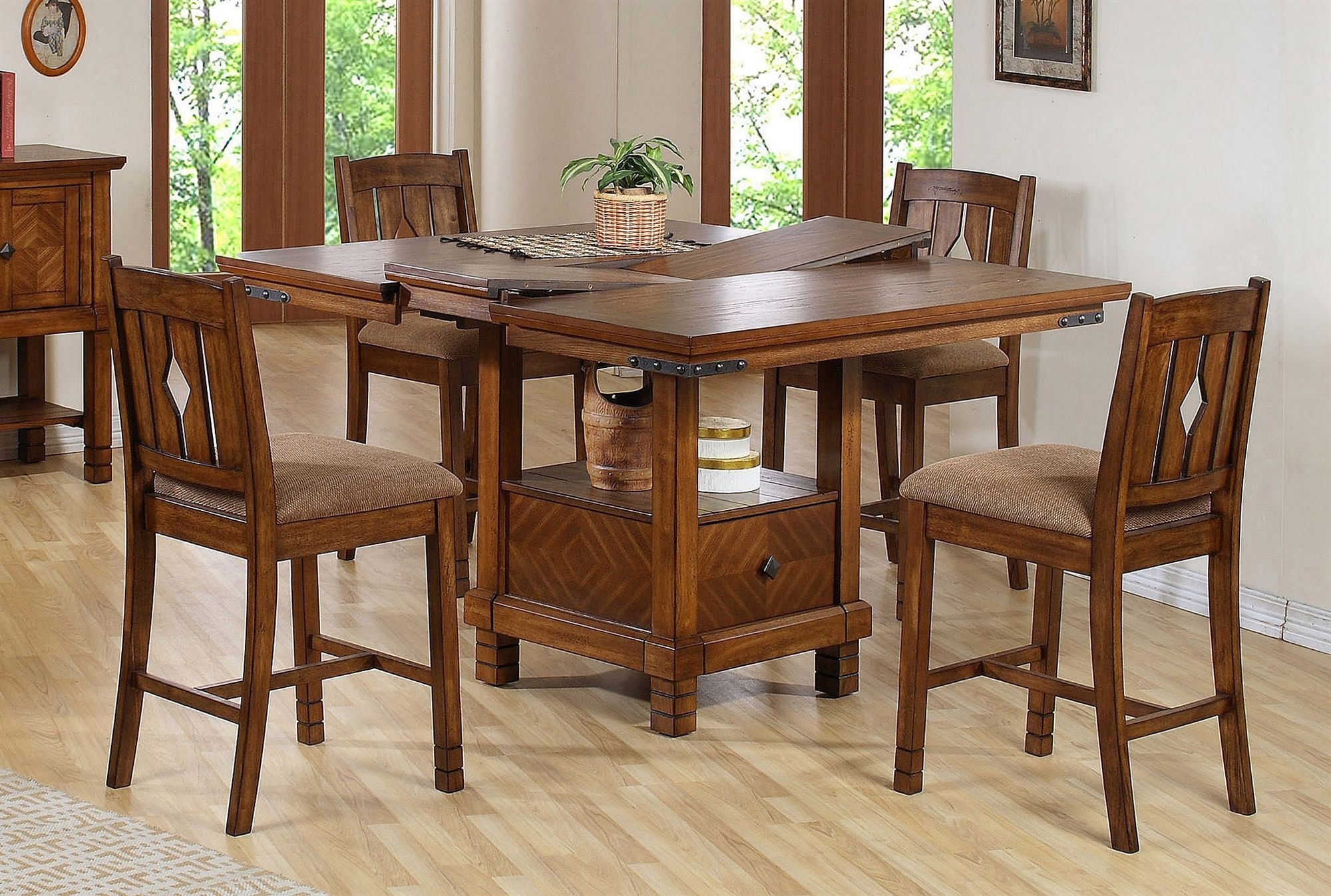 Butterfly Leaf Dining Table 