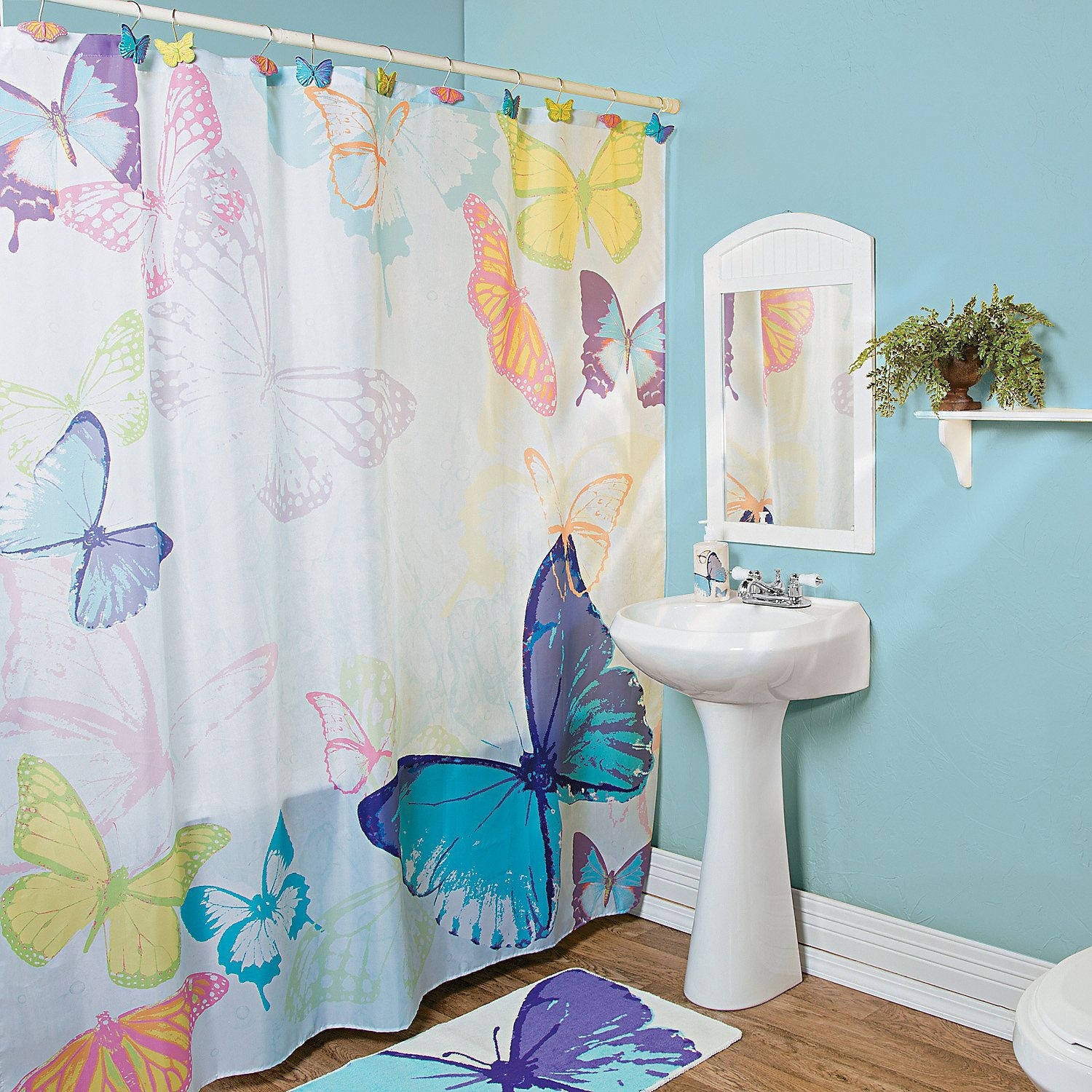 Butterfly Shower Curtain Hooks For 2020 Ideas On Foter