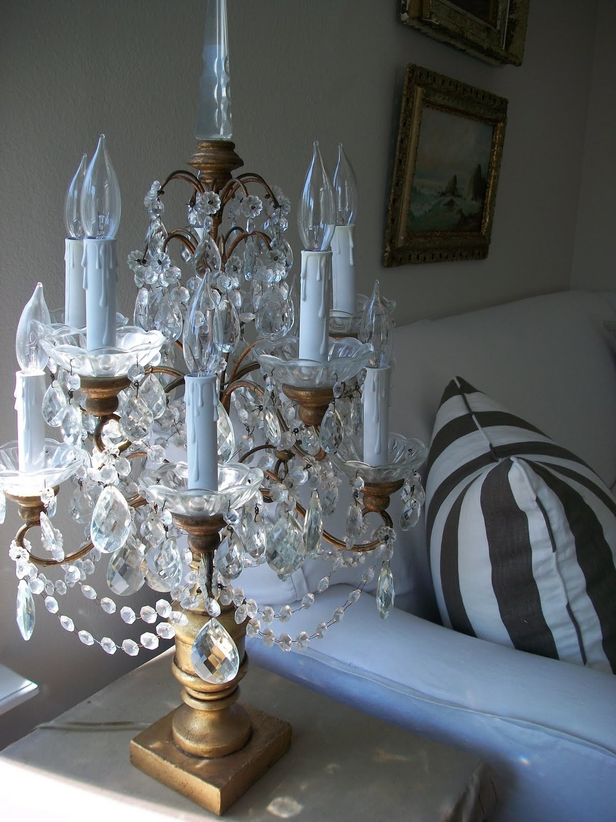 candelabra style table lamps