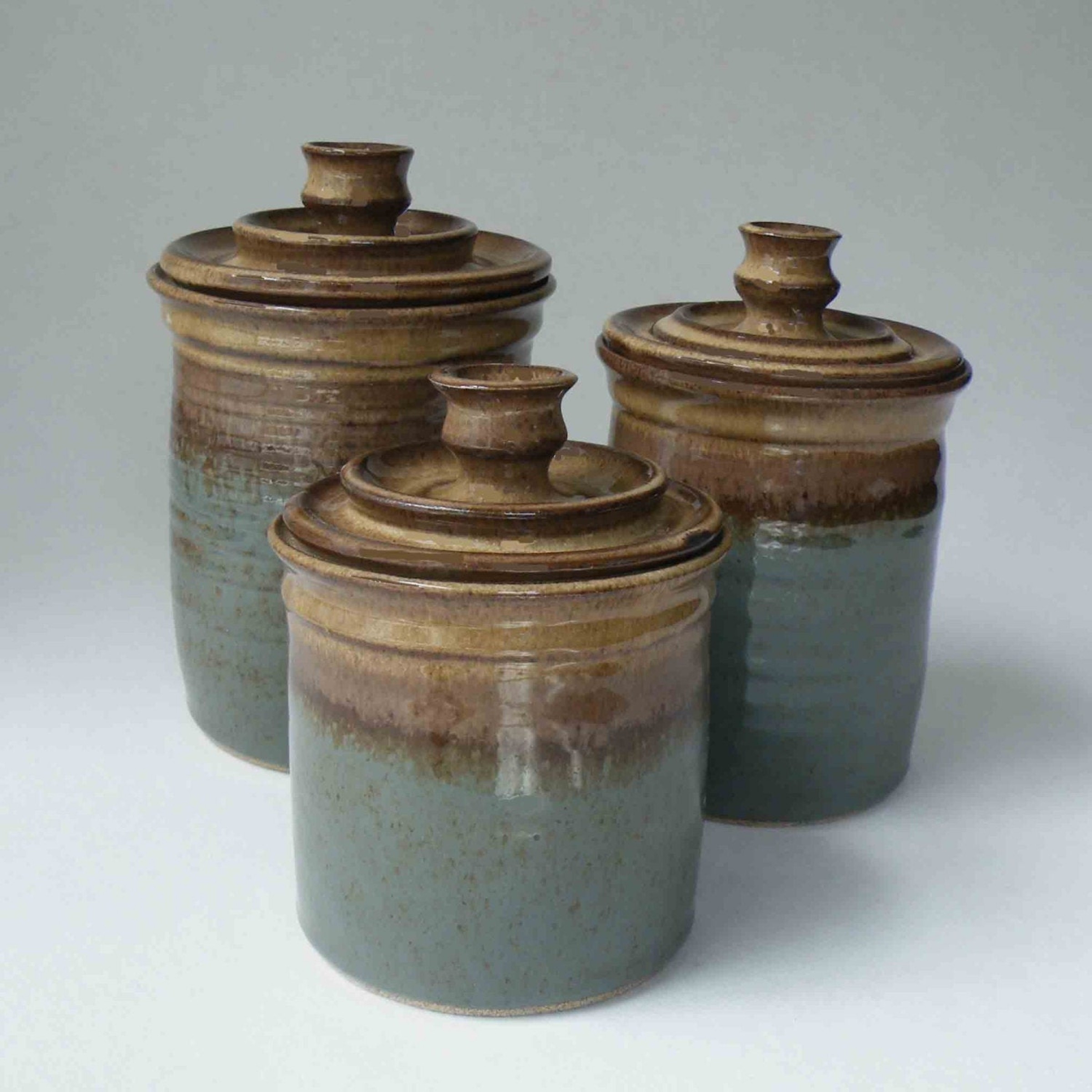 Prep Modern Stoneware Kitchen Canisters