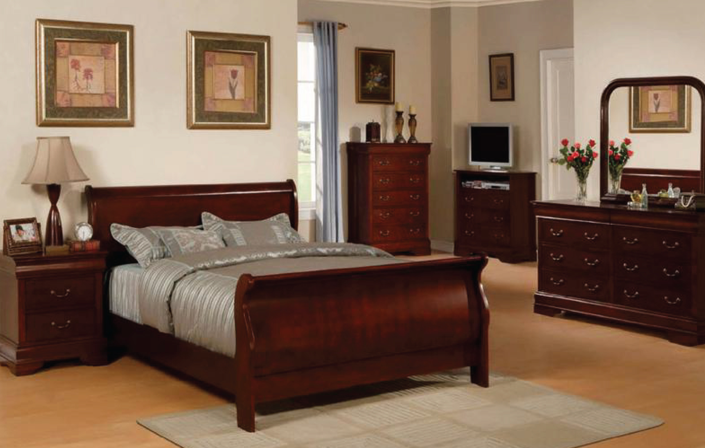 Modern cherry shop bedroom furniture