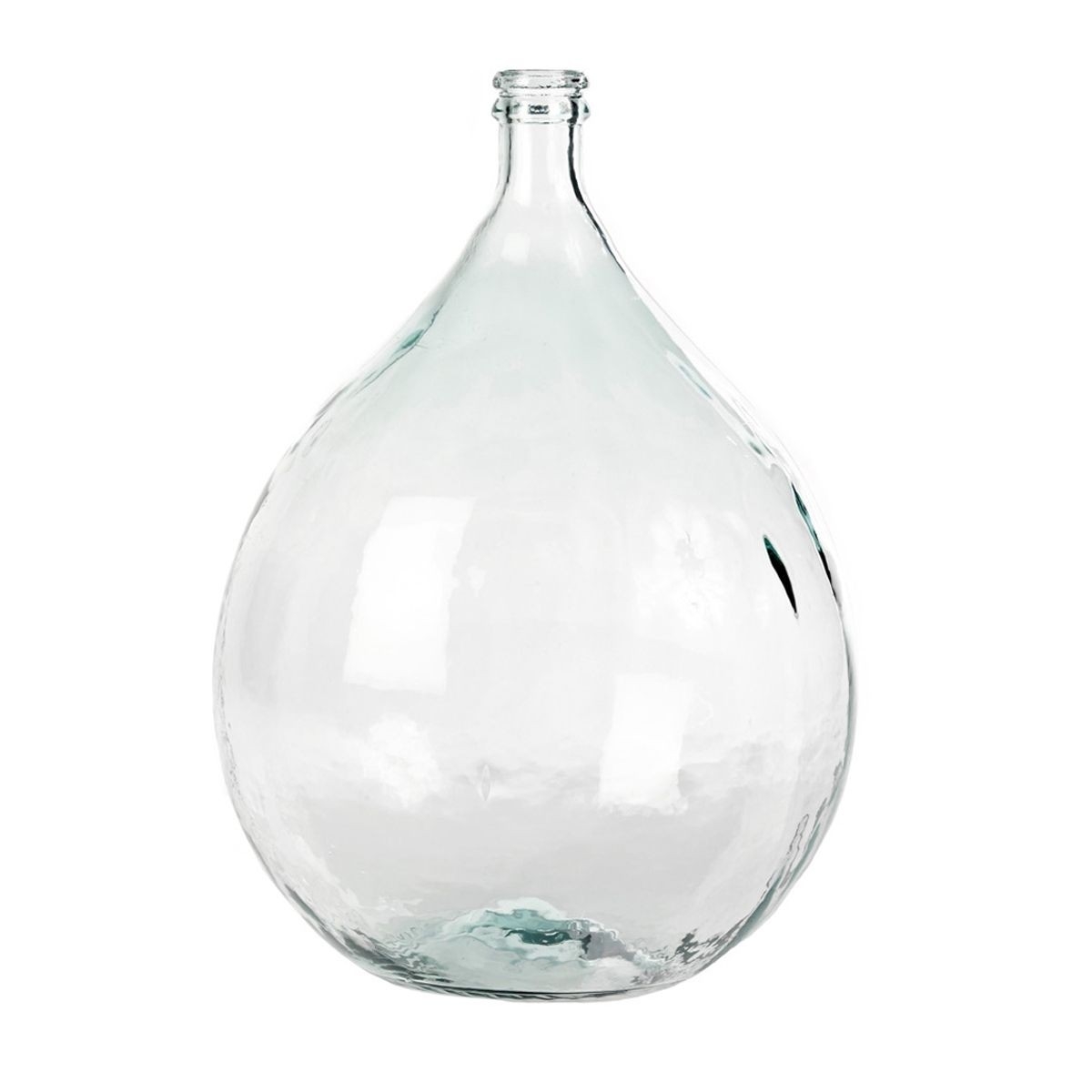ZBXZM Clear Glass vase Amber Flower vase Tall Floor vase vases for Living Room Color Simple Super Thick Water Drop Crystal Clear Glass vase
