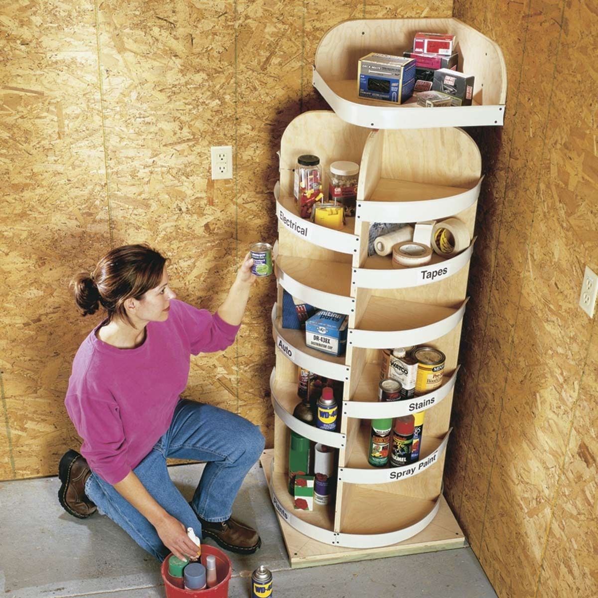 corner storage net