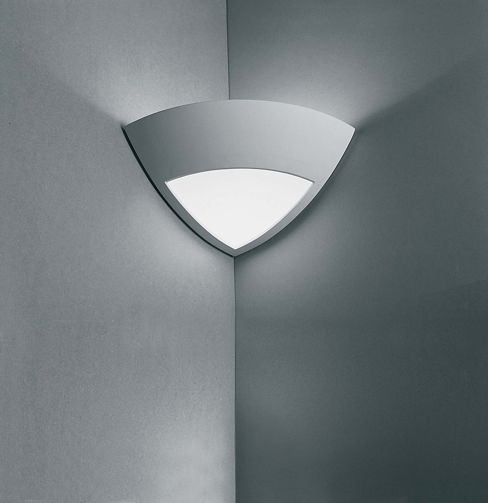 White Plug-In Corner Lamp,Wall Light Sconce 