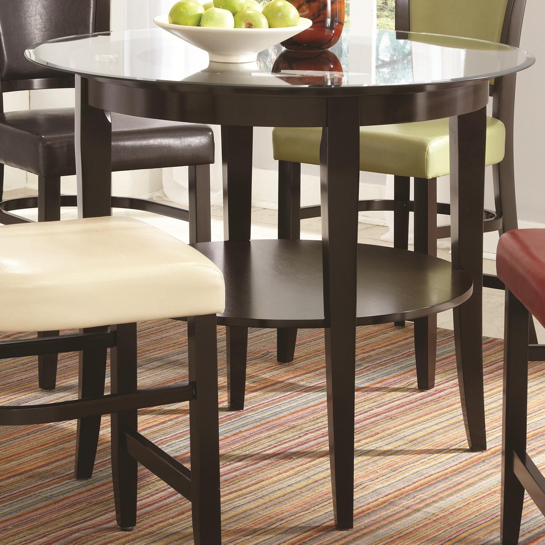 tall dining table set for 4