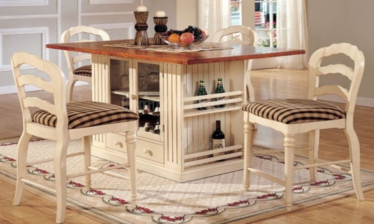 Counter Height Table Sets With Storage 