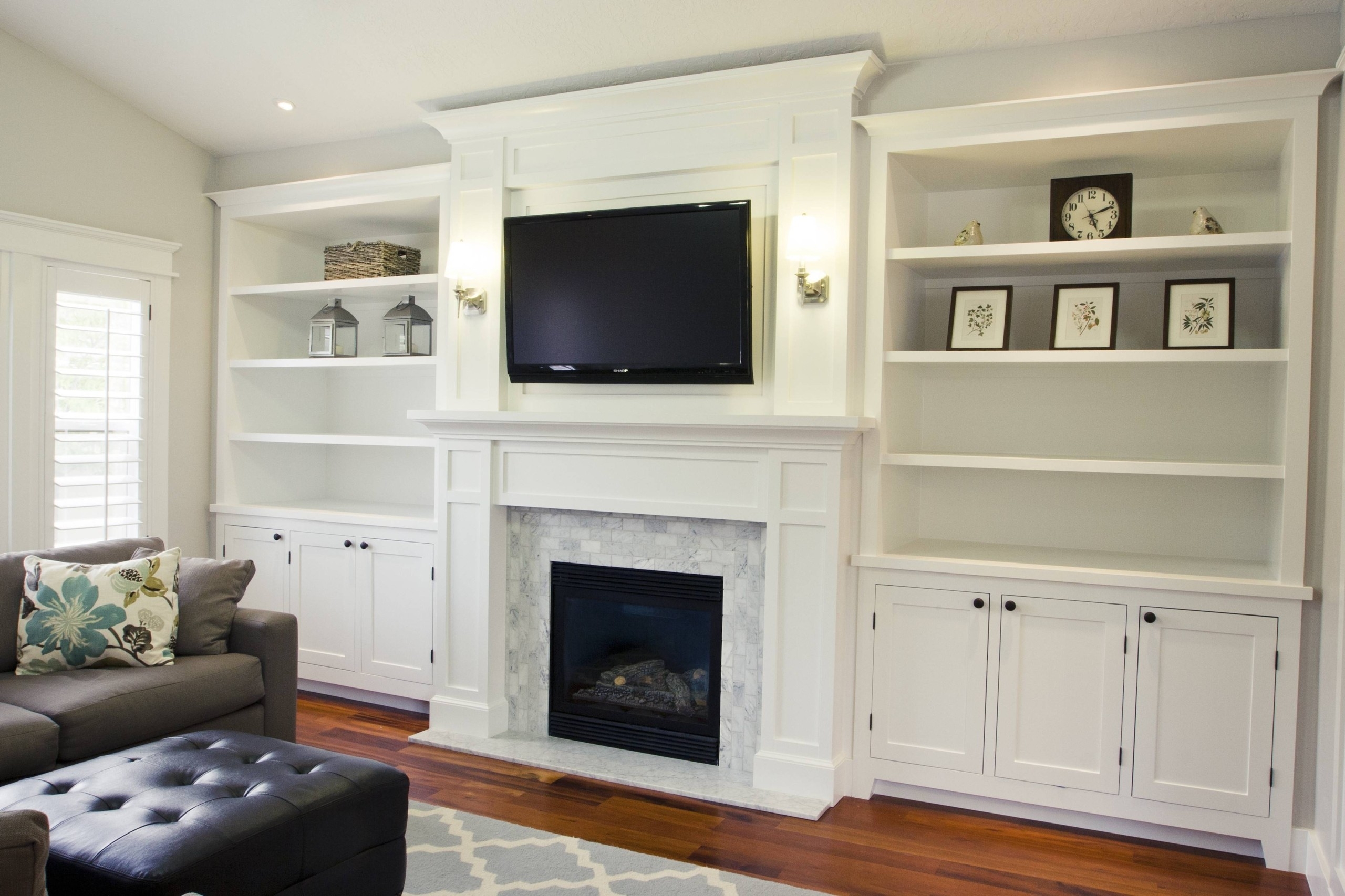 Repurposed Entertainment Center to Shoe Storage Cabinet - Design Dazzle