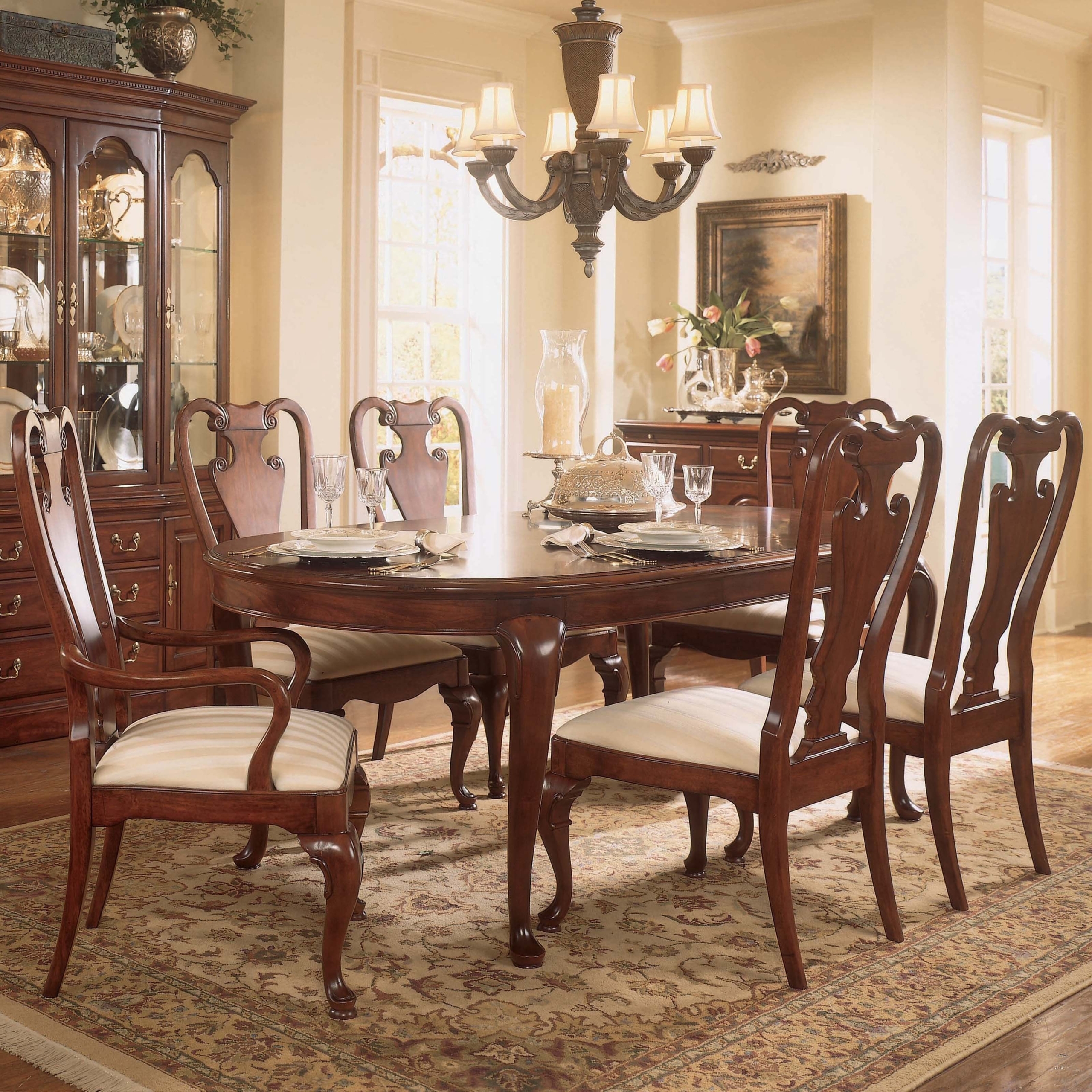 Cherry dining store room set