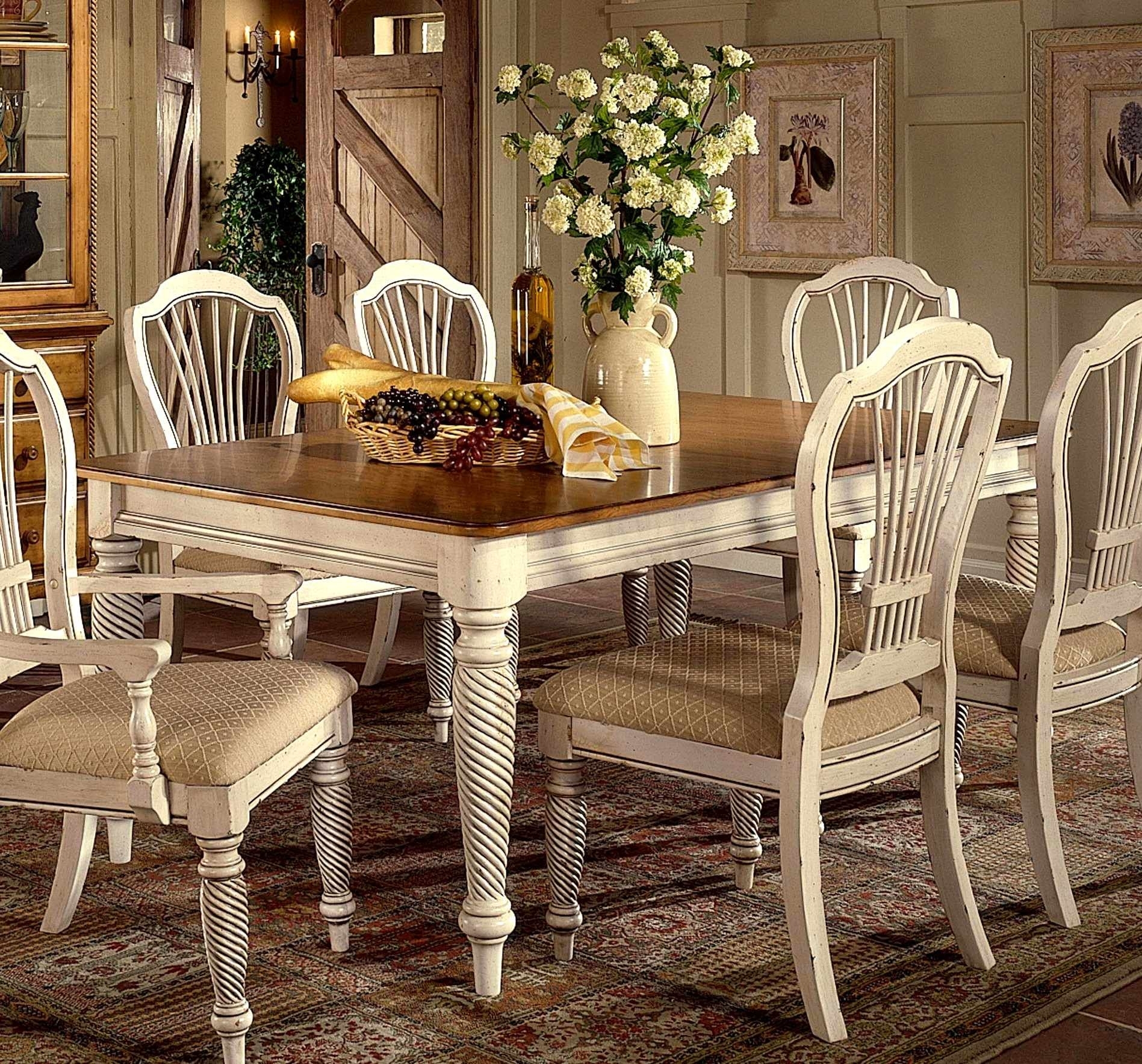 French Inspired Dining Rooms   French Country Kitchen Table 