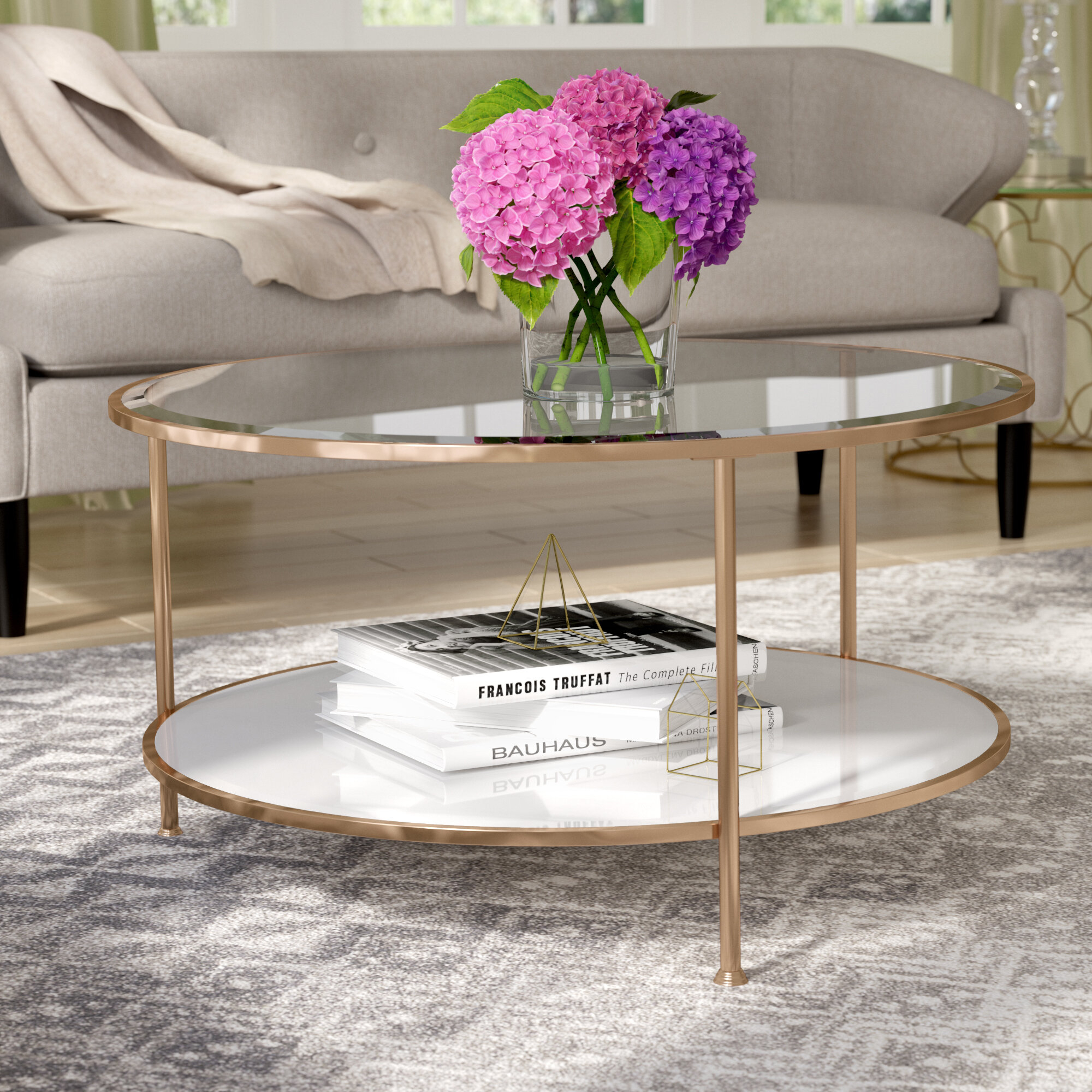 Gold Round Coffee Tables - Ideas on Foter