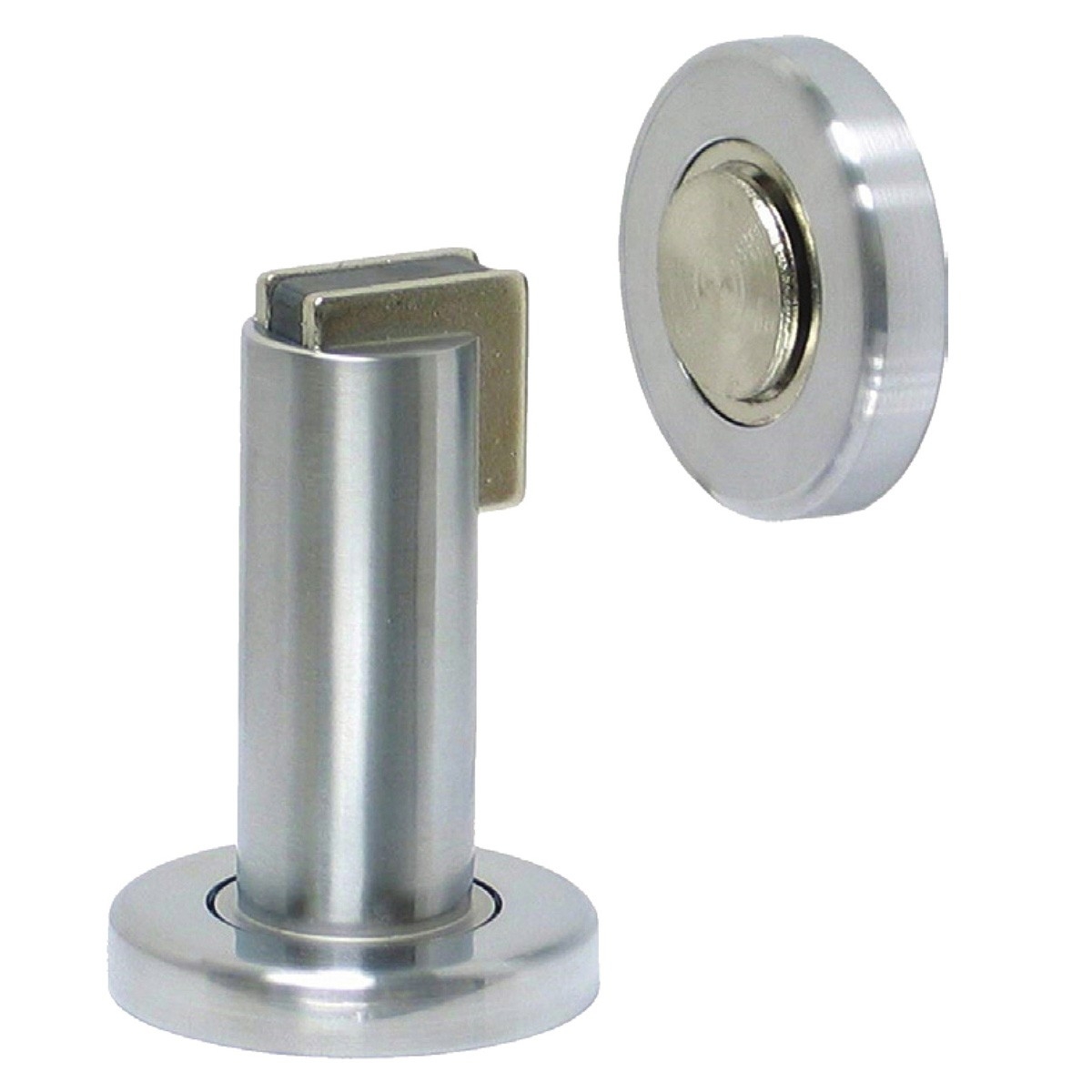 Brushed Nickel Wall Mounted Straight Door Stop