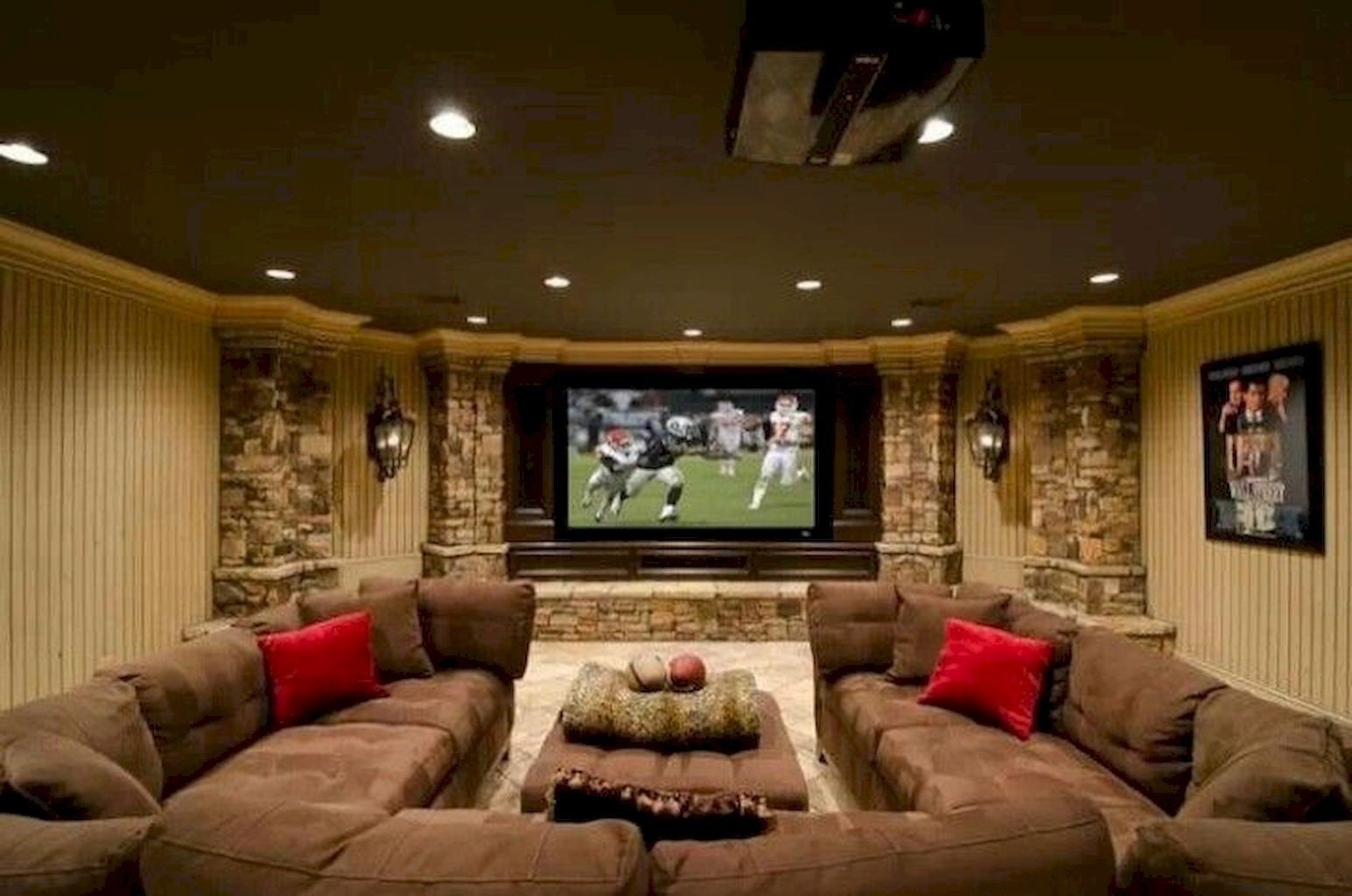 movie theater style sectional