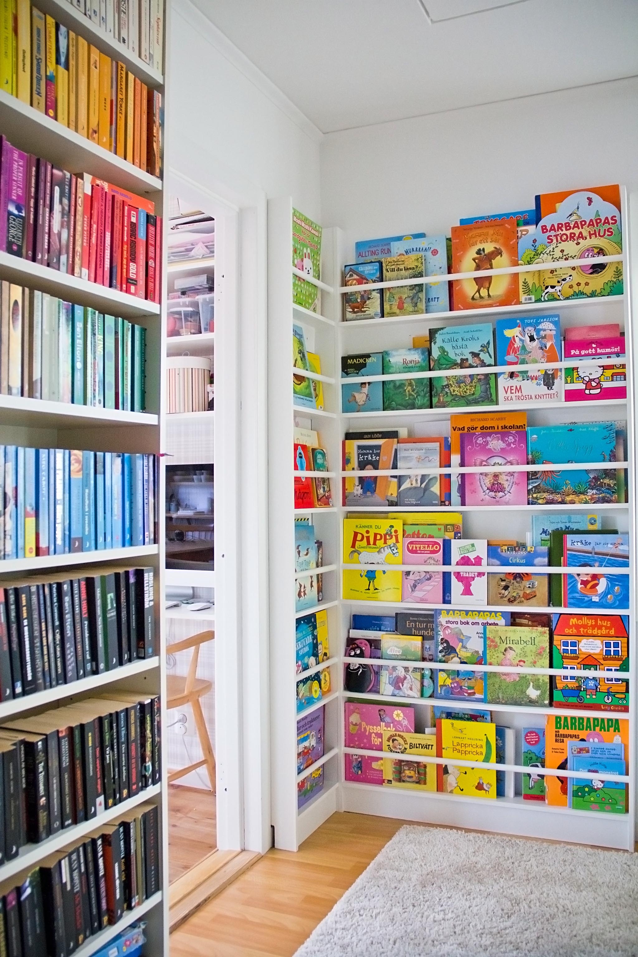 kids book rack storage