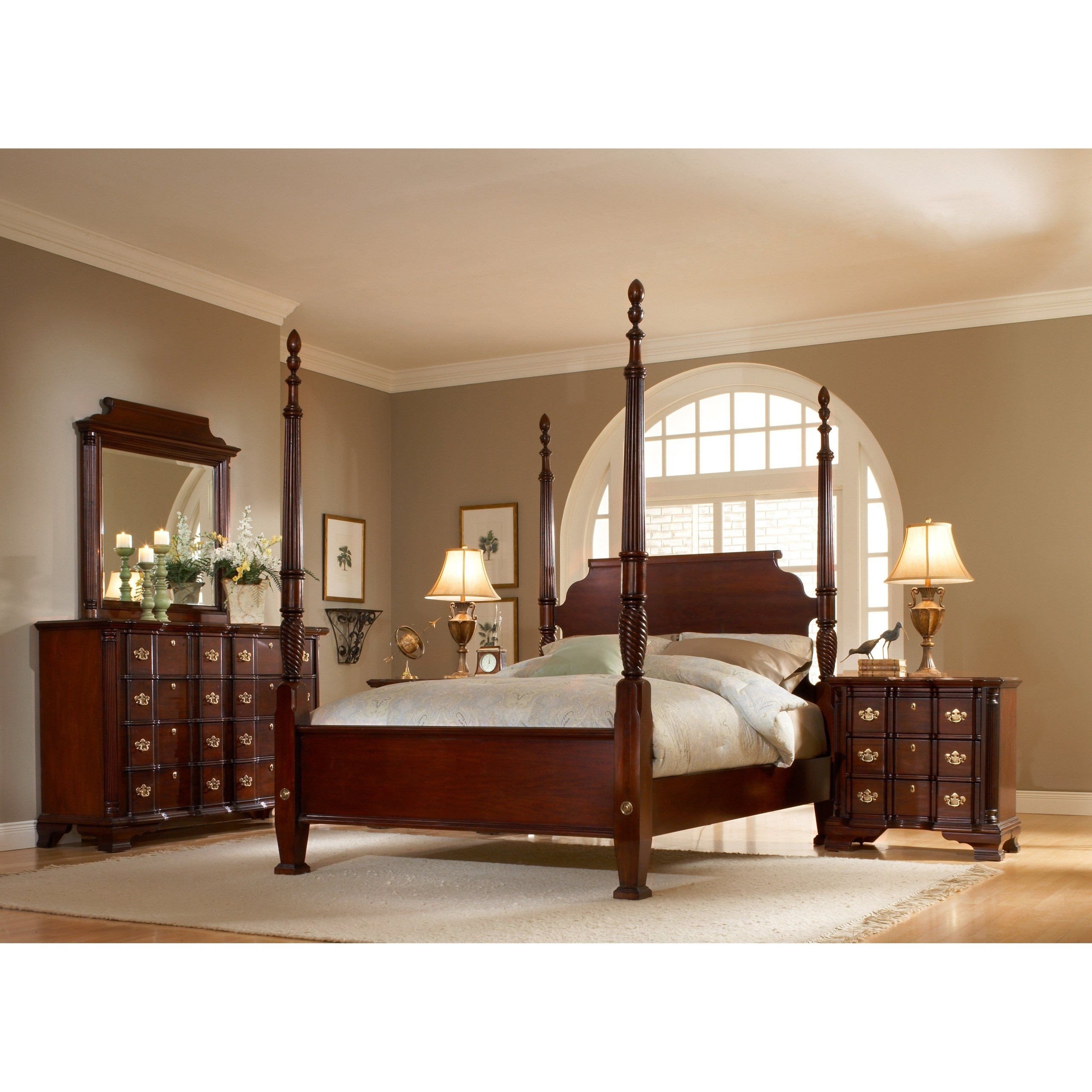 Four poster king bedroom sets