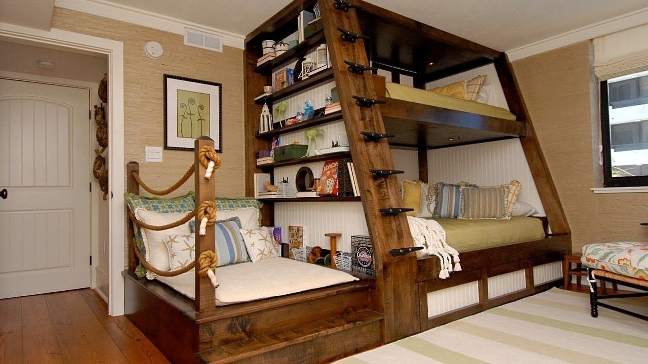 l shaped triple bunk bed