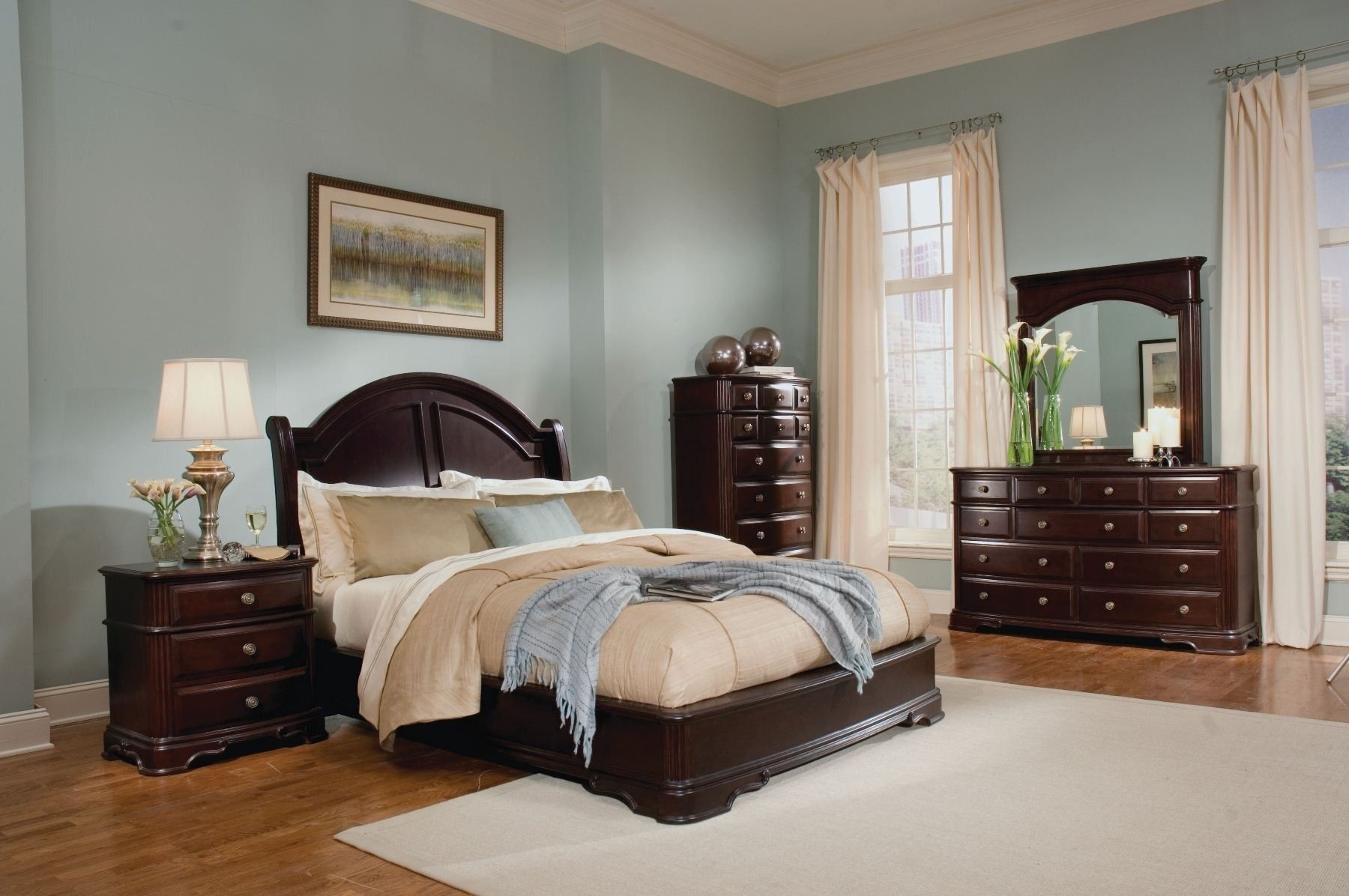 updating mahogany bedroom furniture