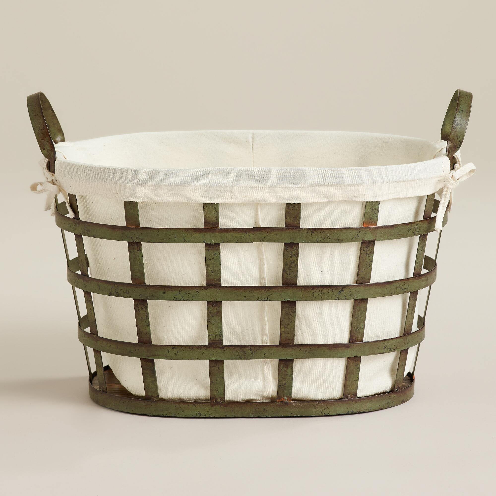 stow laundry basket on wheels