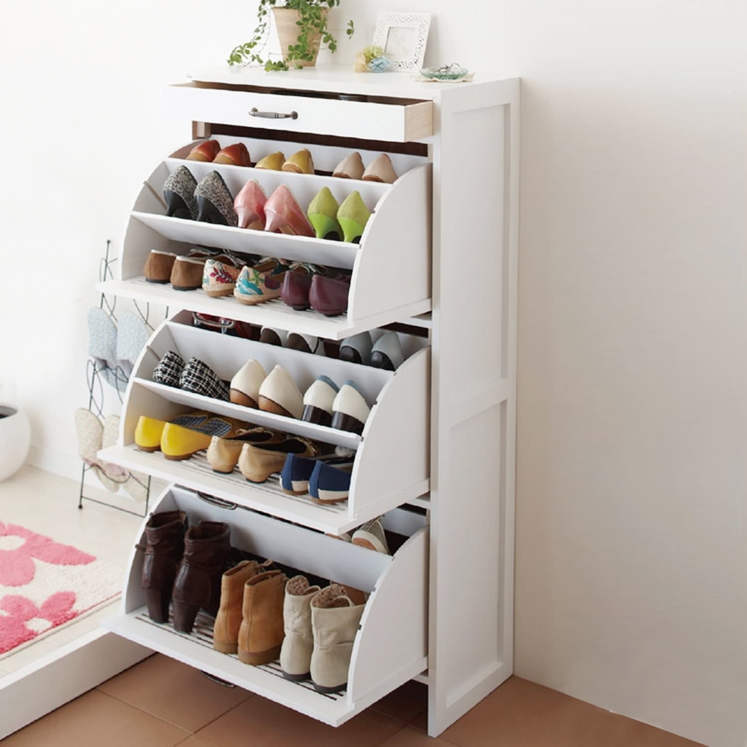 Narrow Shoe Rack Foter