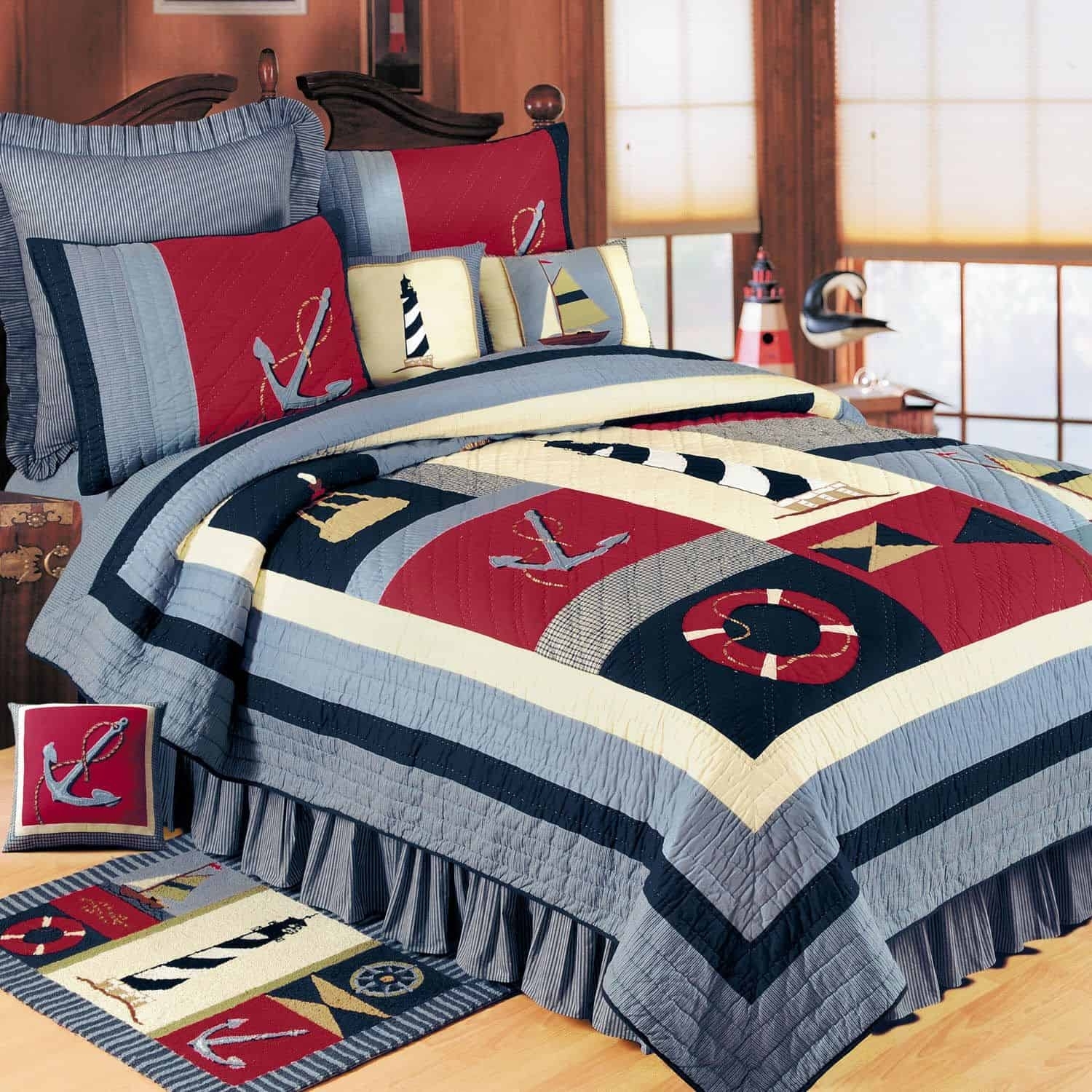 Nautical quilts clearance