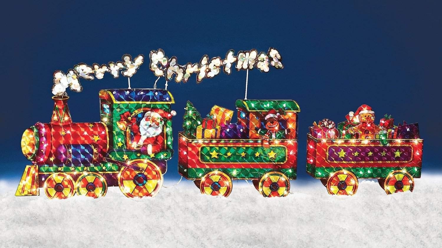 Outdoor Christmas Train Decoration  Ideas on Foter