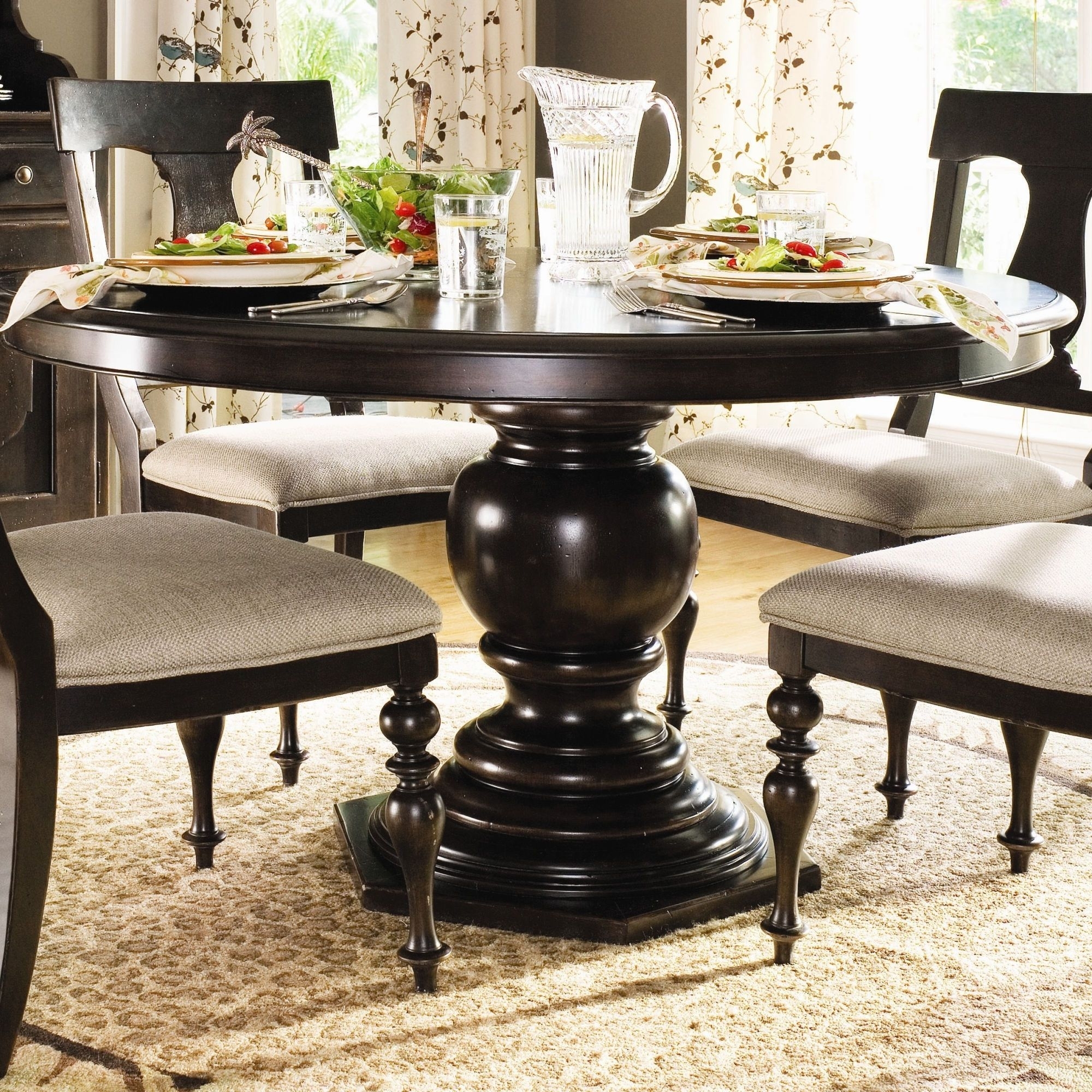 Paula deen store round pedestal table