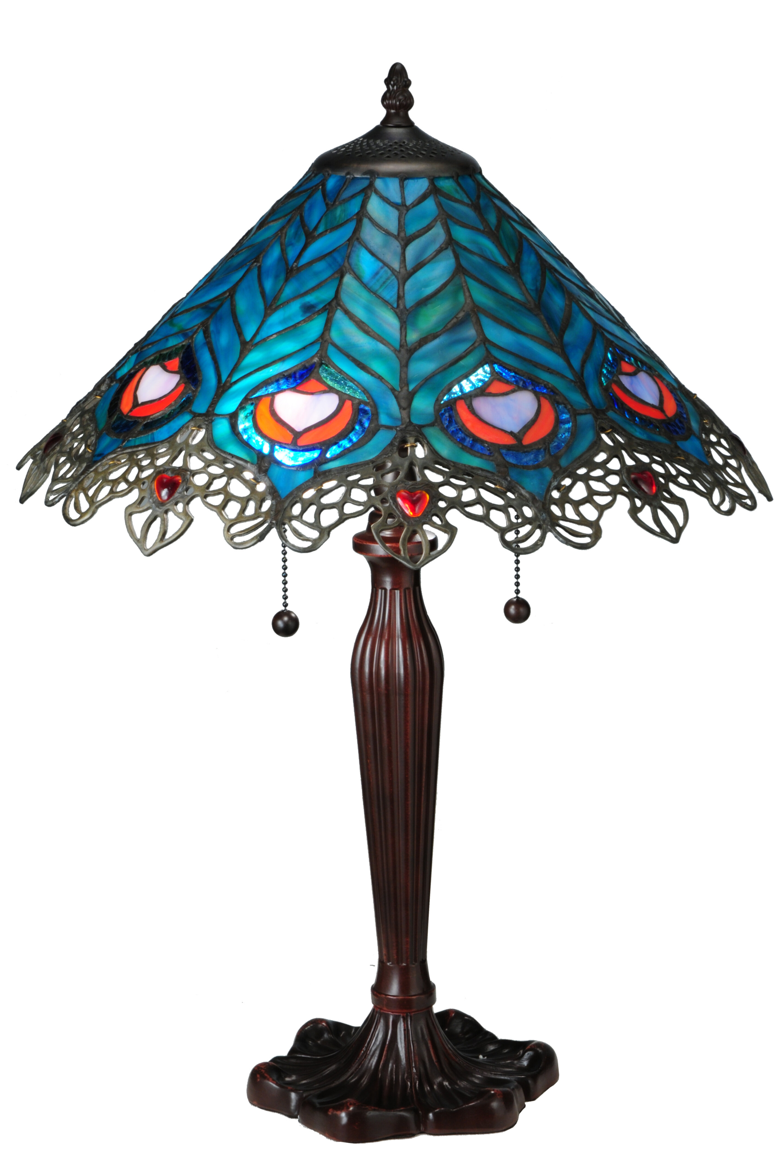 Stained Glass Peacock Lamp | peacecommission.kdsg.gov.ng