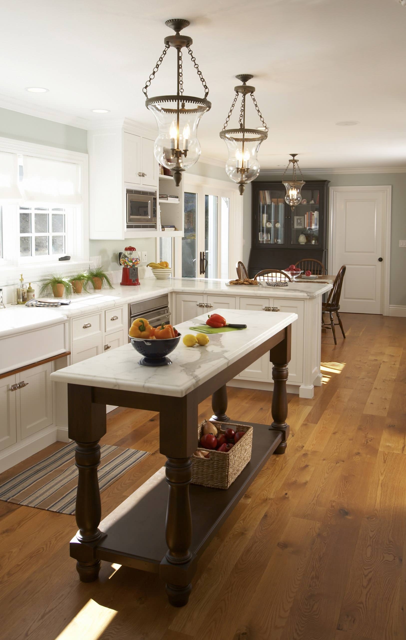 Wood store prep table