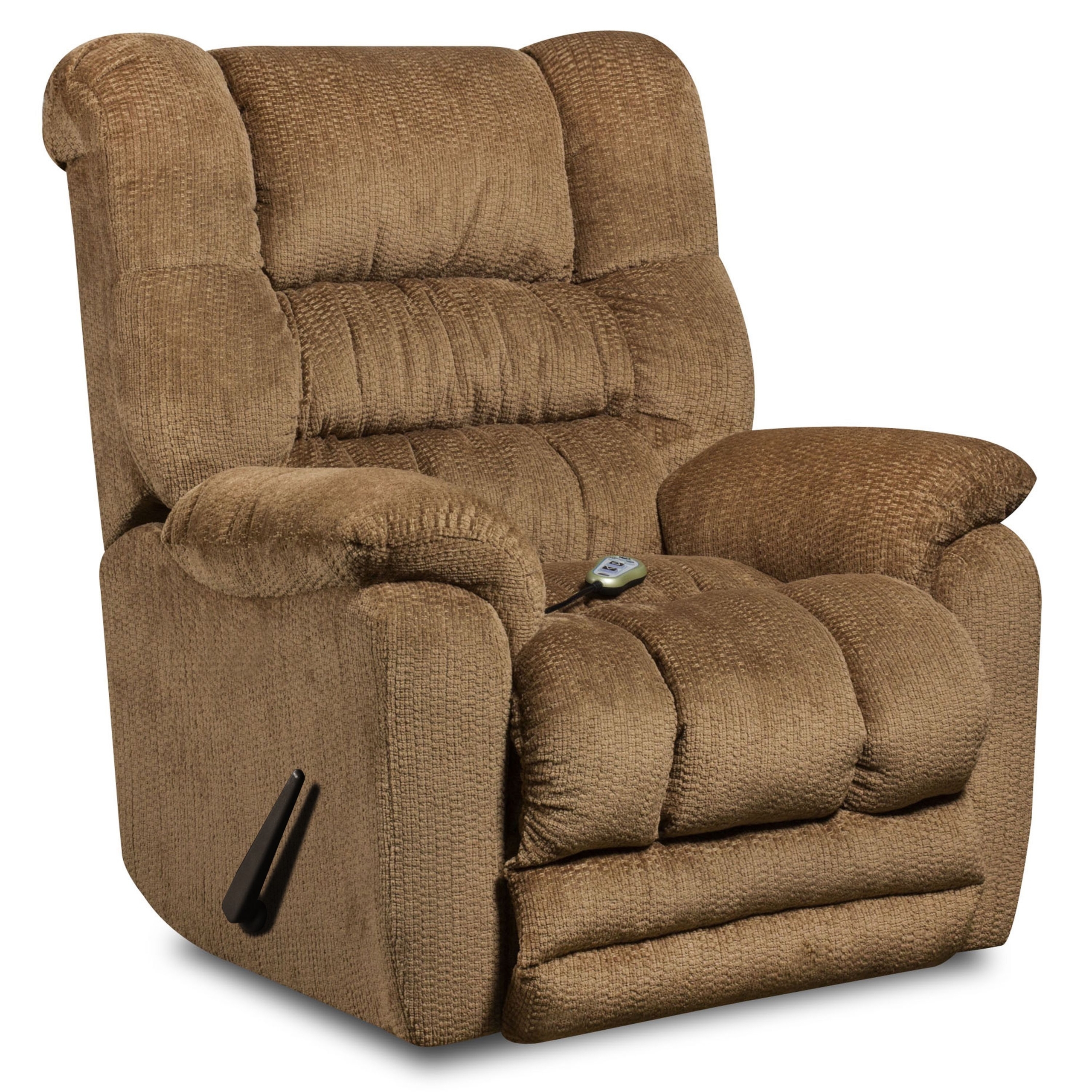 Lounge Reclining Single Sofa Chair Massage Recliner with Heat and Rolling  Kneading Massage Seat Cushion 