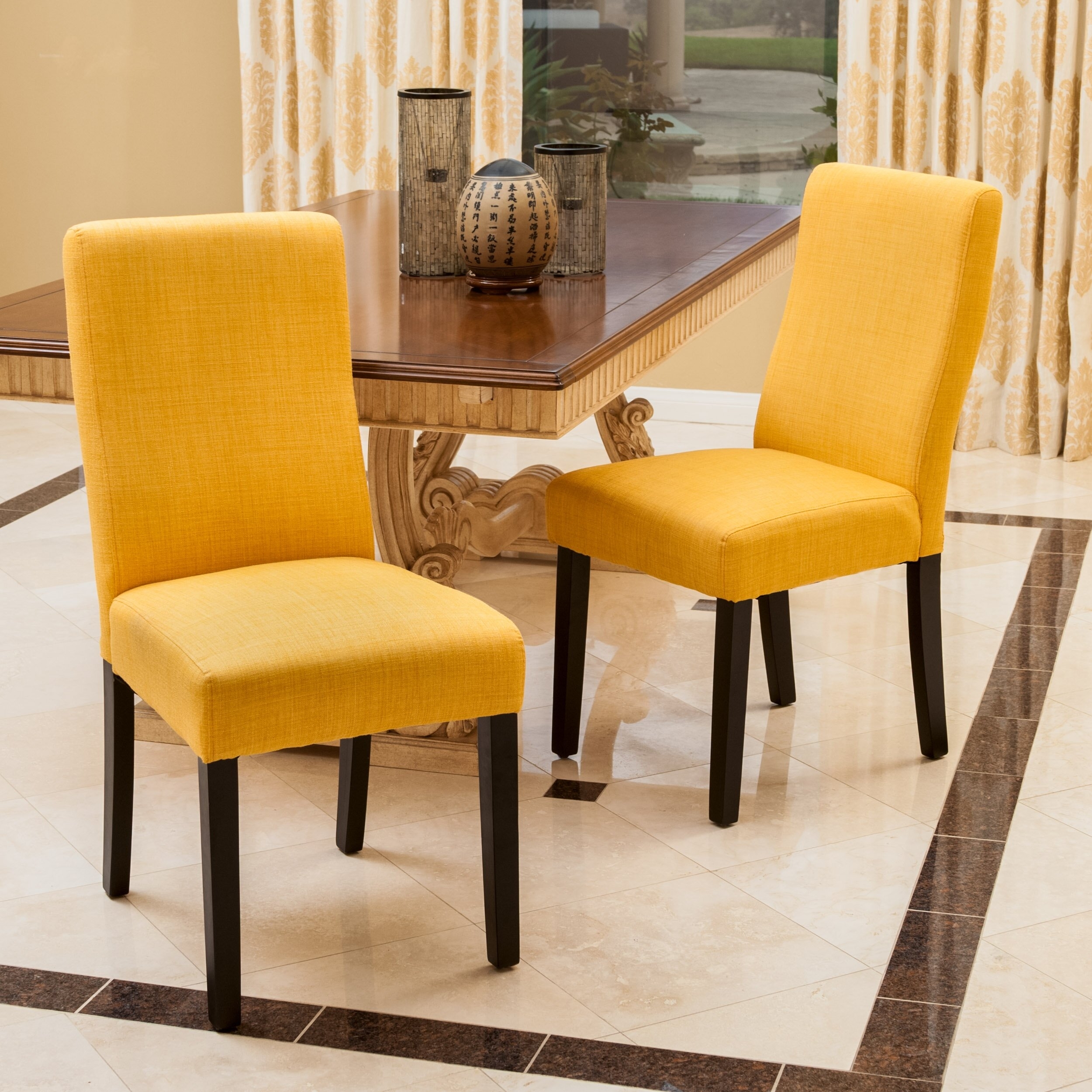 кухонные стулья желтого цвета