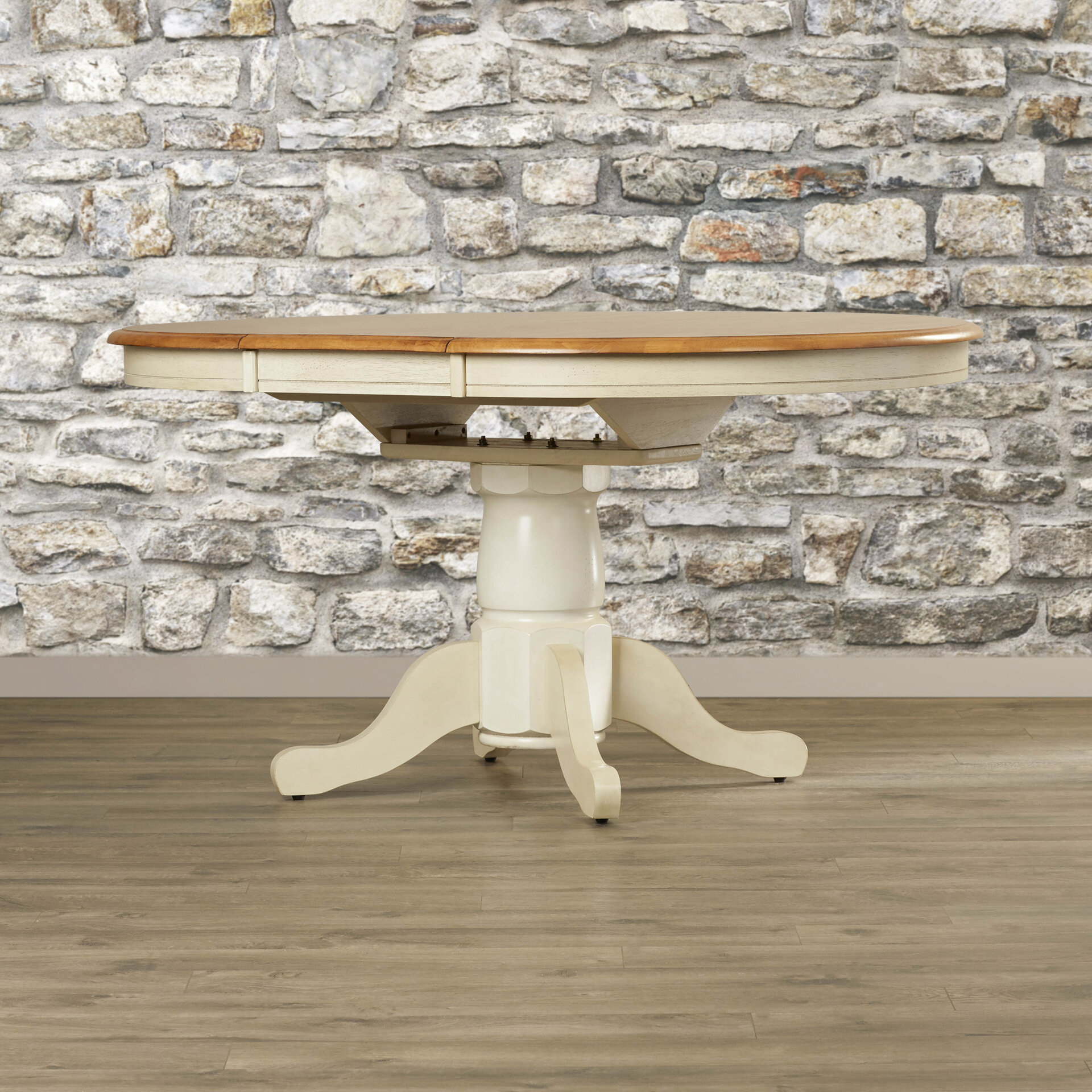 Round Dining Table With Leaf Extension Ideas On Foter