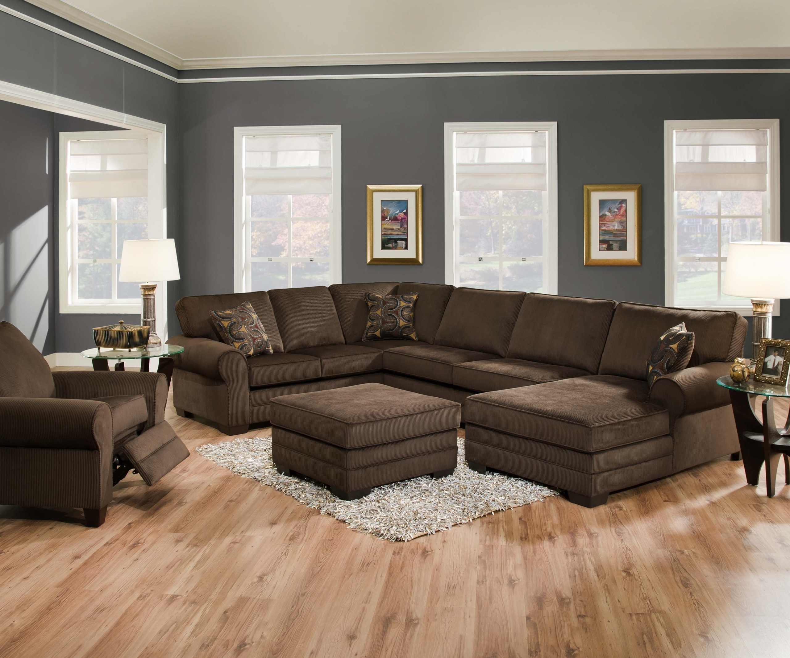 Simmons Sunflower Living Room Sectional Dimensions