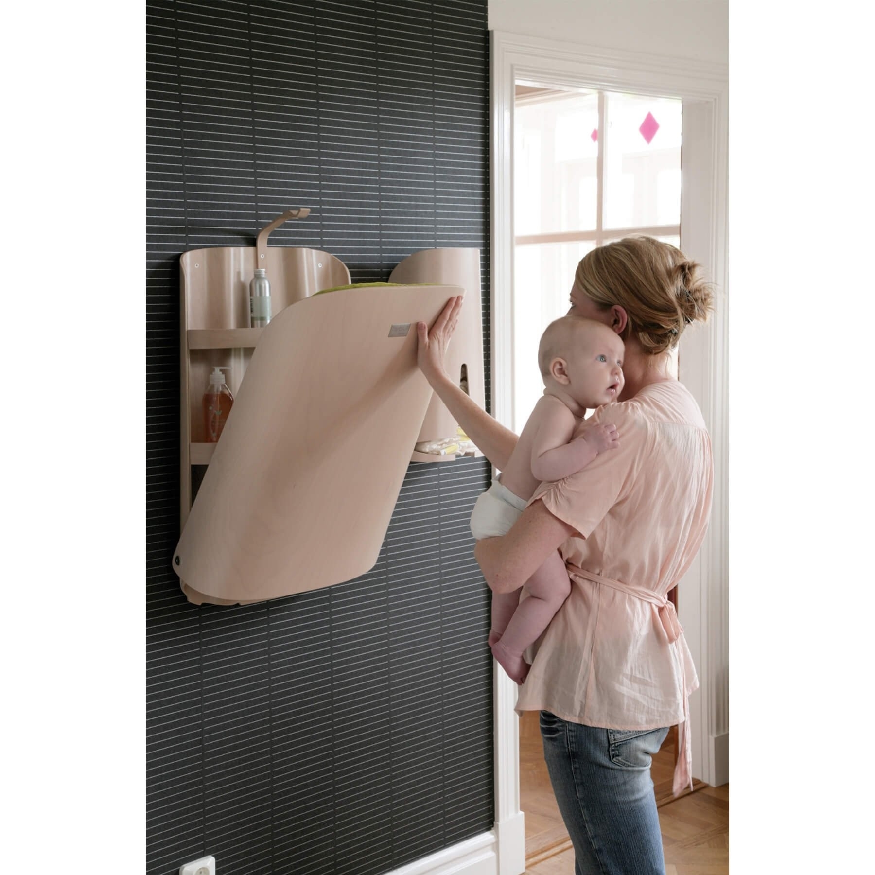 baby changing table and wardrobe