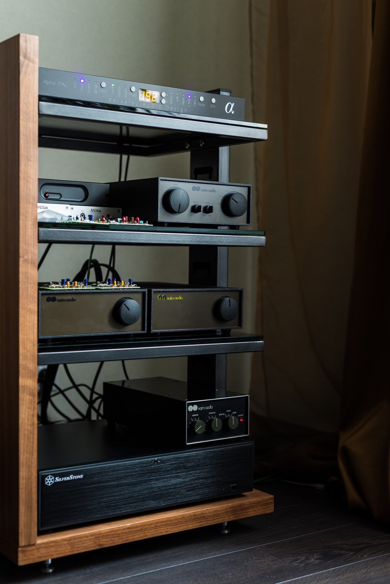 vintage marantz stereo rack