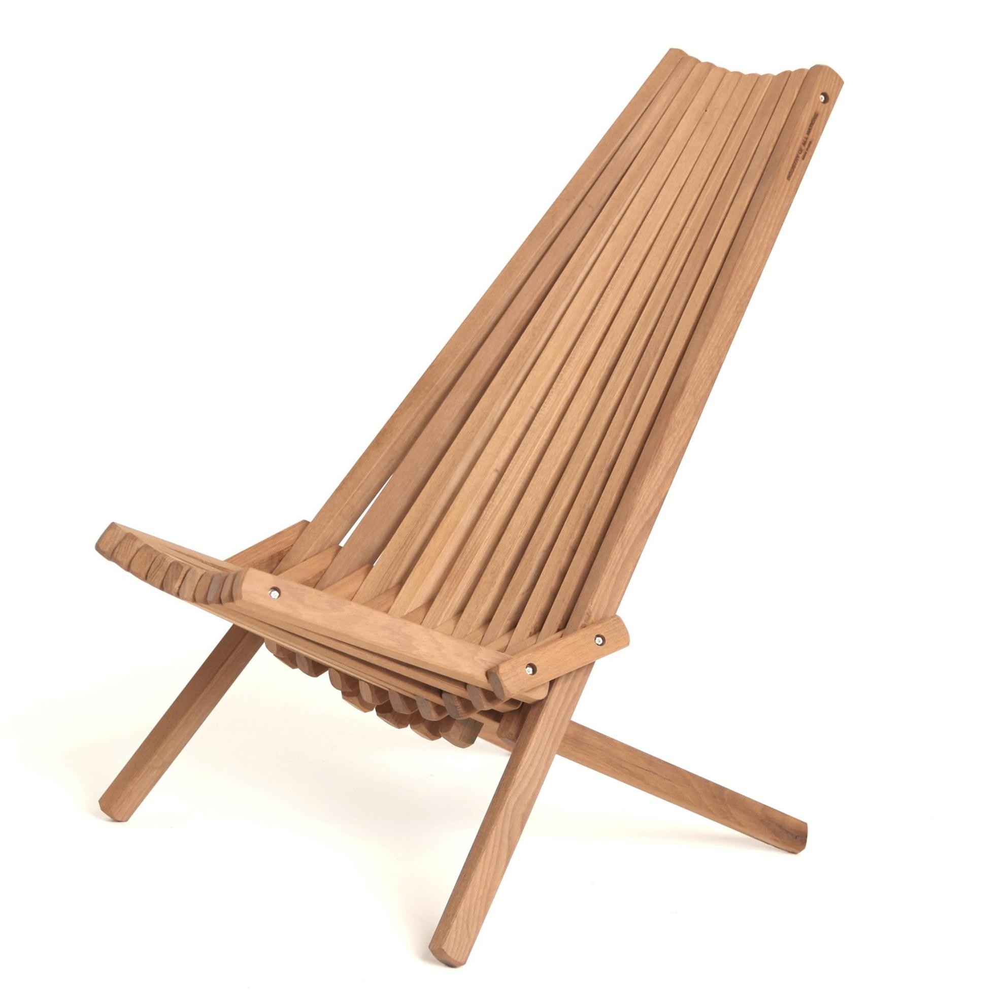 Teak Folding Arm Chair