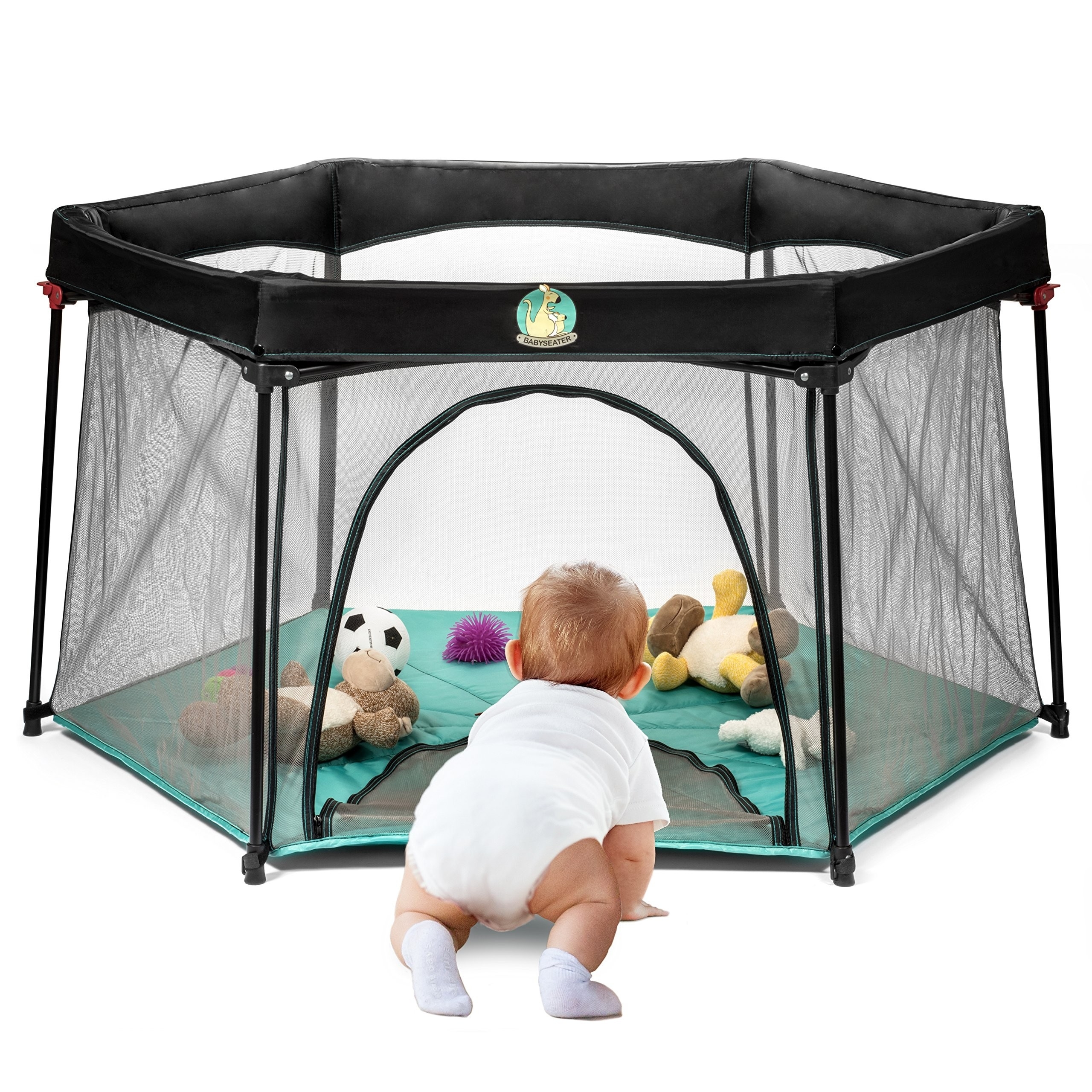 old fashioned baby playpen