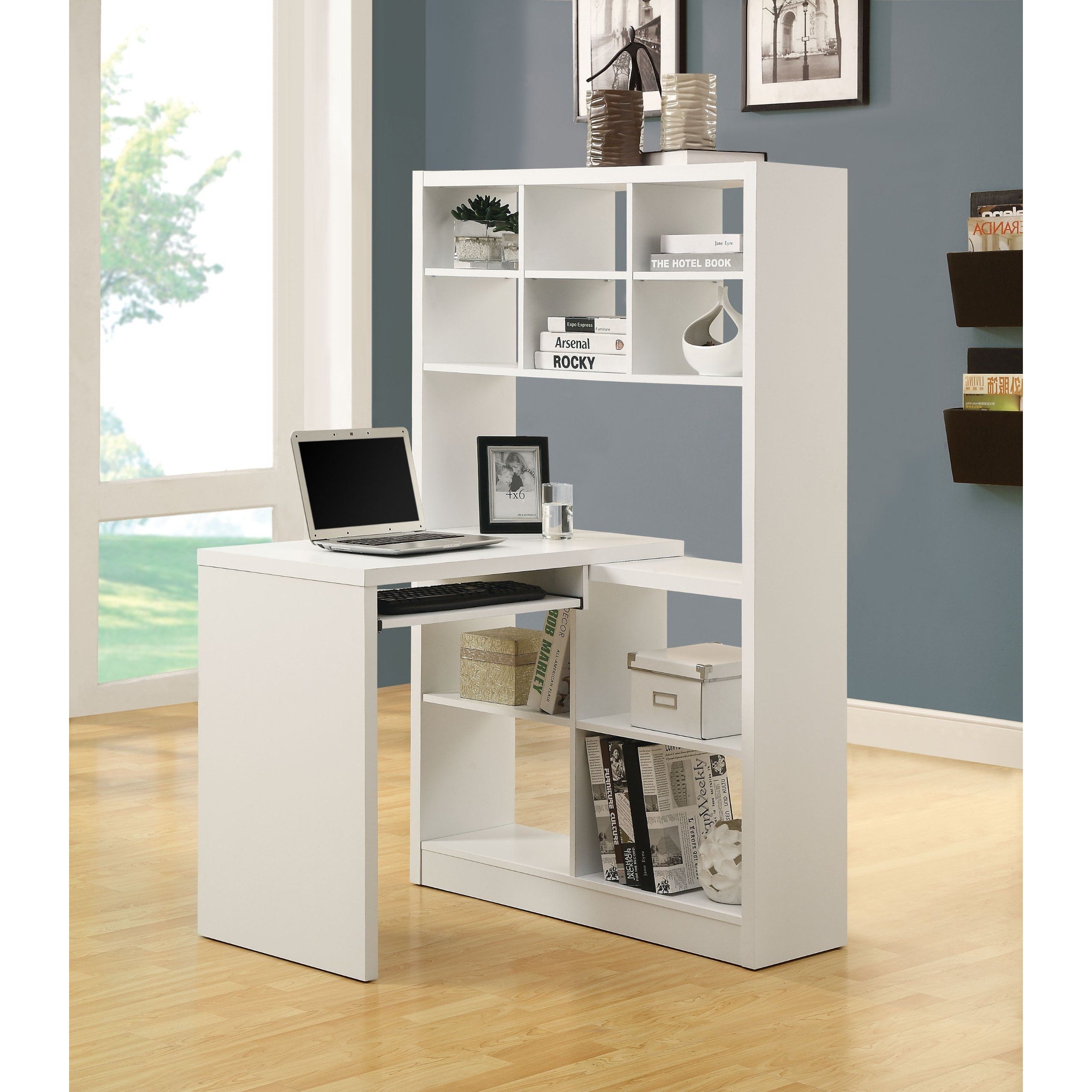 Wall Unit Desk Combo