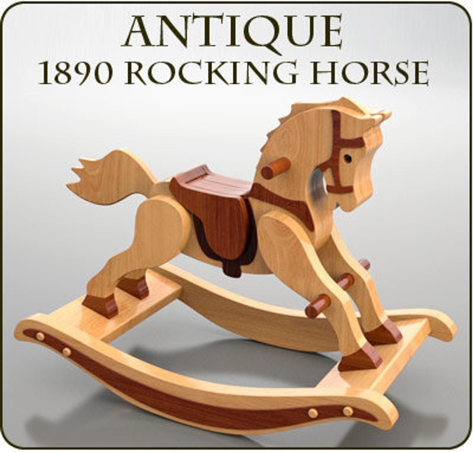 Rocking Horse Template Free